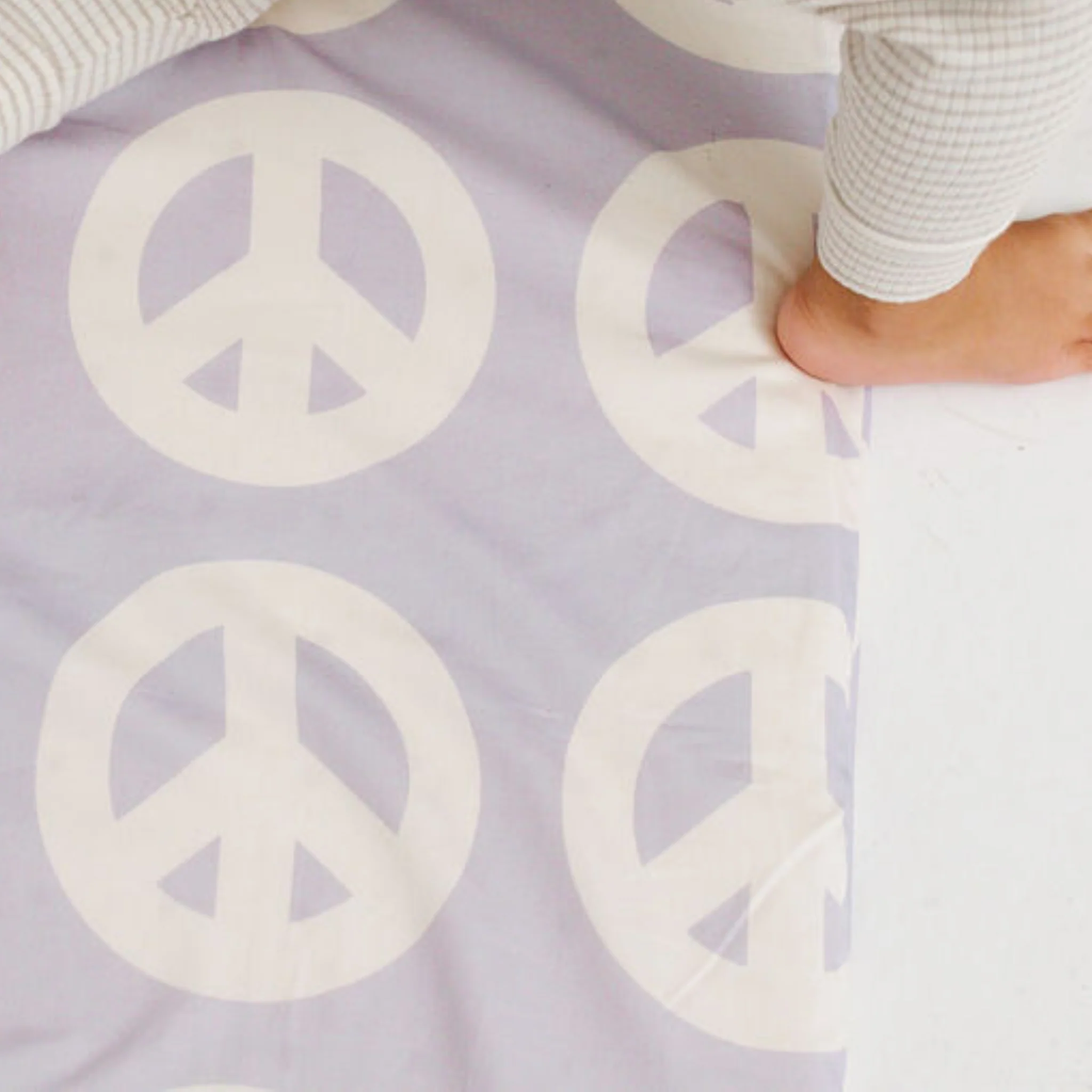 Toki Mats Peace Sign Organic Cotton Mat - Image 5