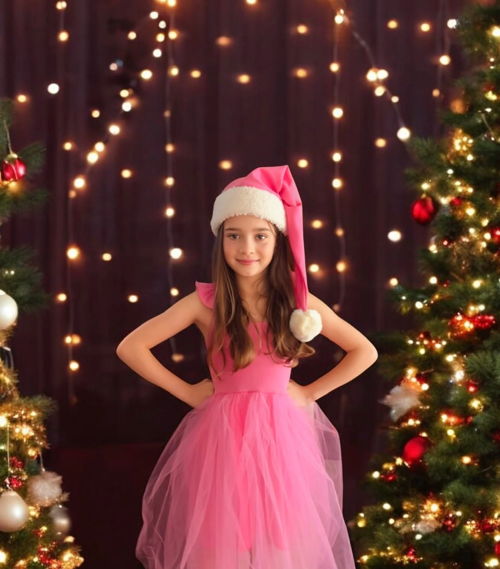 Band of the Wild Pink Elf Holiday Dress - Image 2