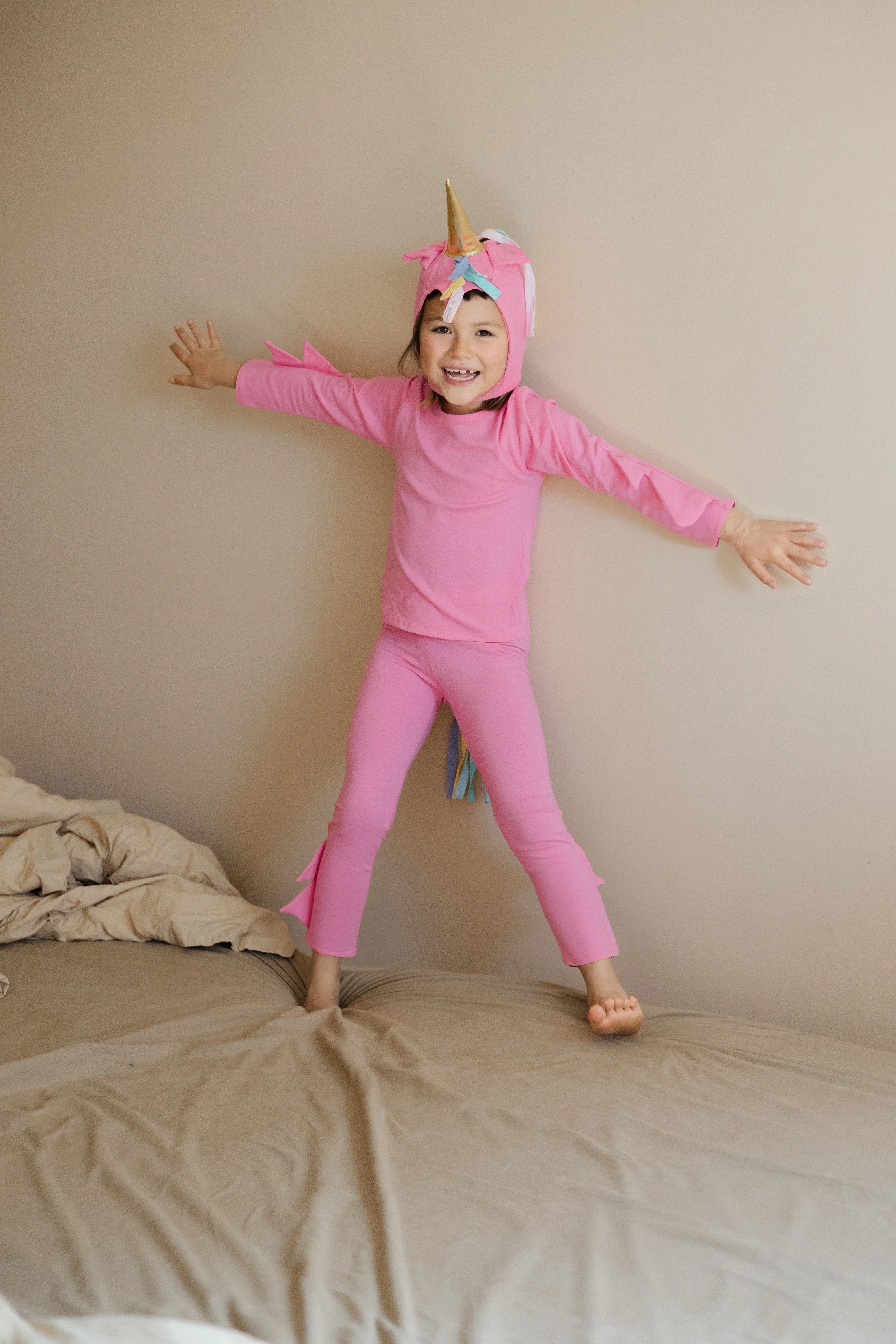 Band of the Wild Pink Unicorn Costume - Image 3