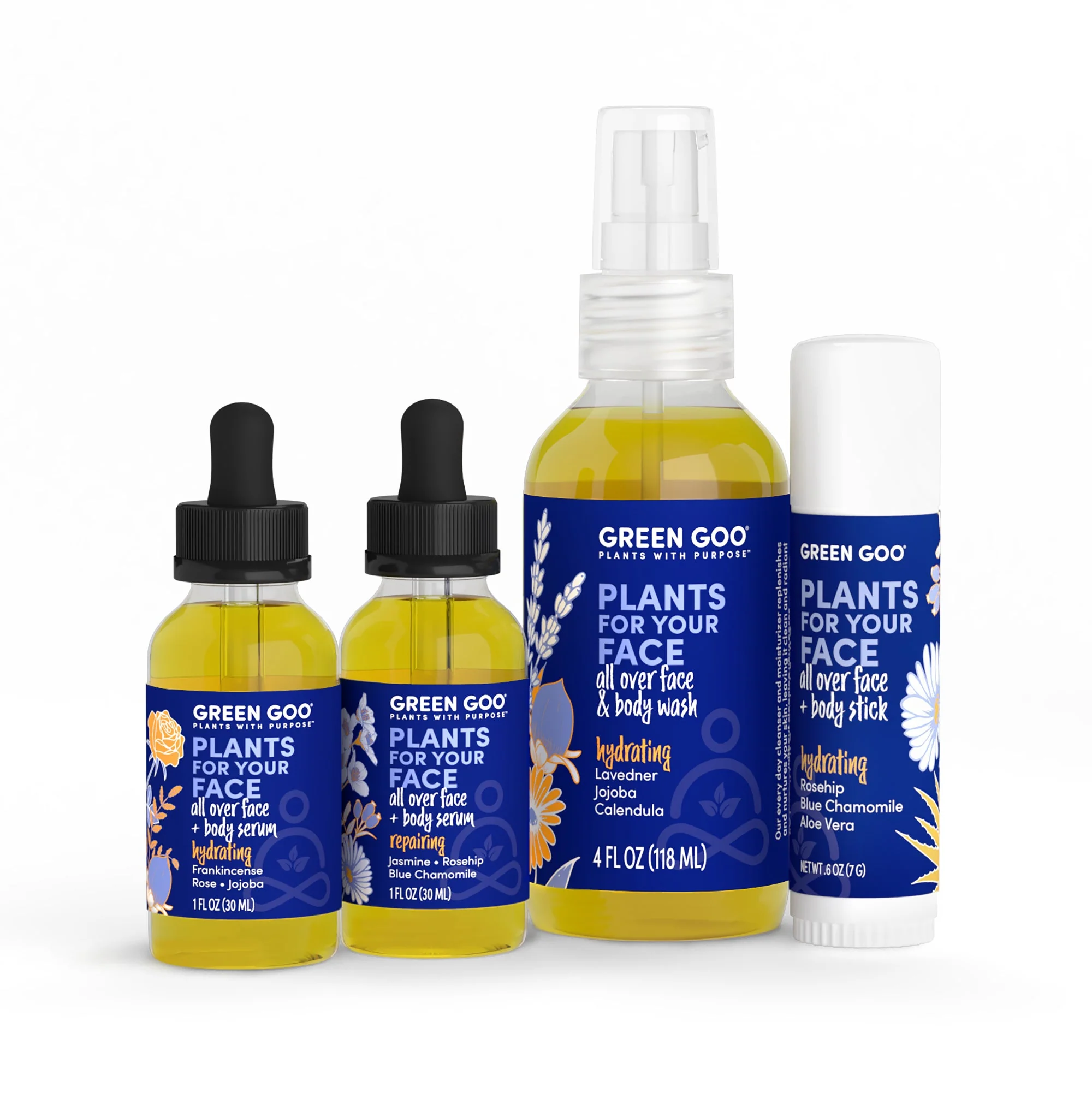 Green Goo Plants For Your Face - Hydrating Facewash & Serums - Image 14