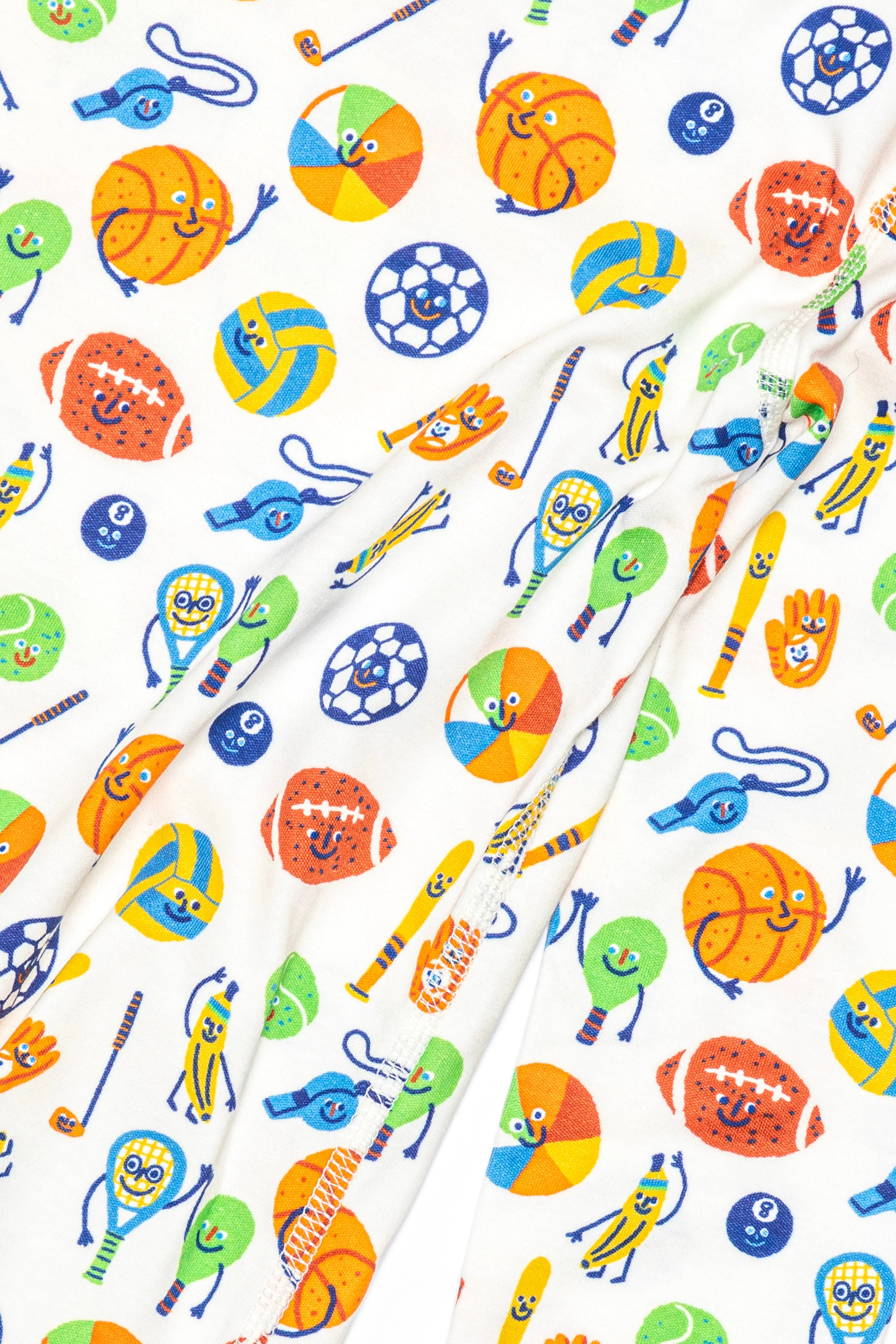 Dodo Banana Play Ball Organic Pima Cotton Pajama Set - Image 3