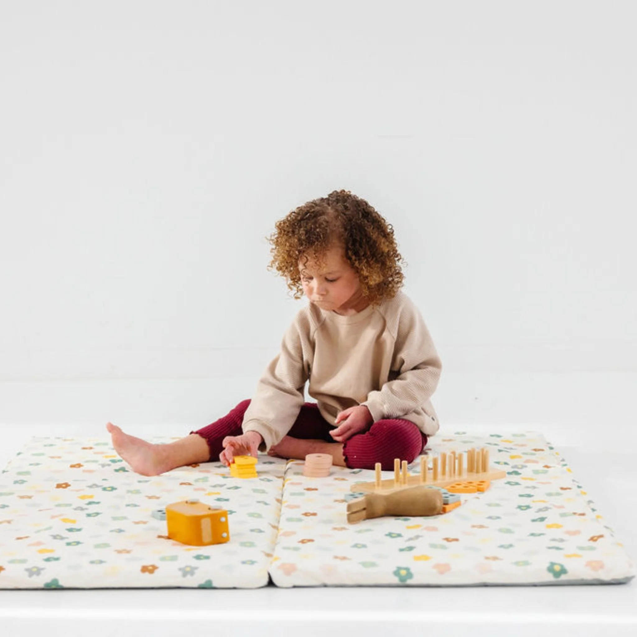 Toki Mats Playful Posies Organic Cotton Mat - Image 2