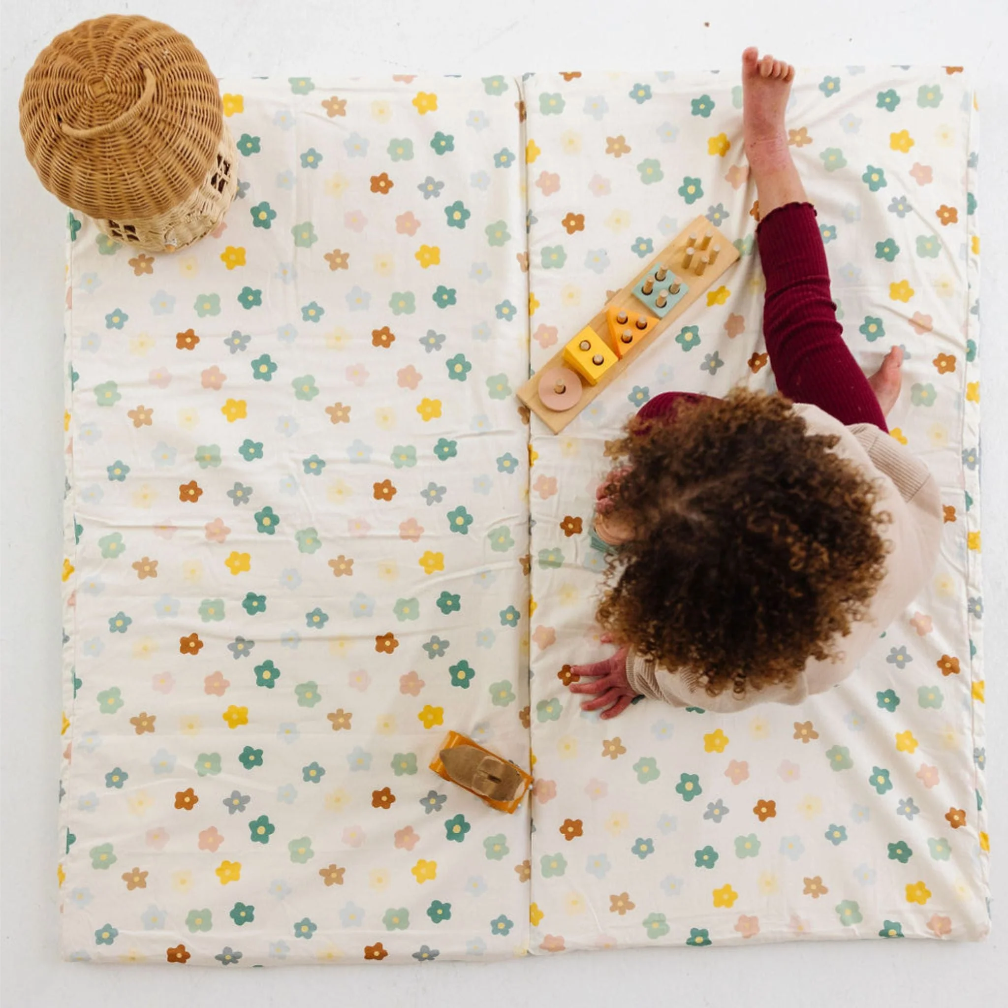 Toki Mats Playful Posies Organic Cotton Mat - Image 3