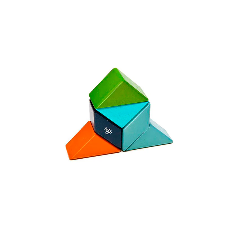 Tegu Pocket Pouch Prism  Magnetic Wooden Blocks  6 pieces - Image 19