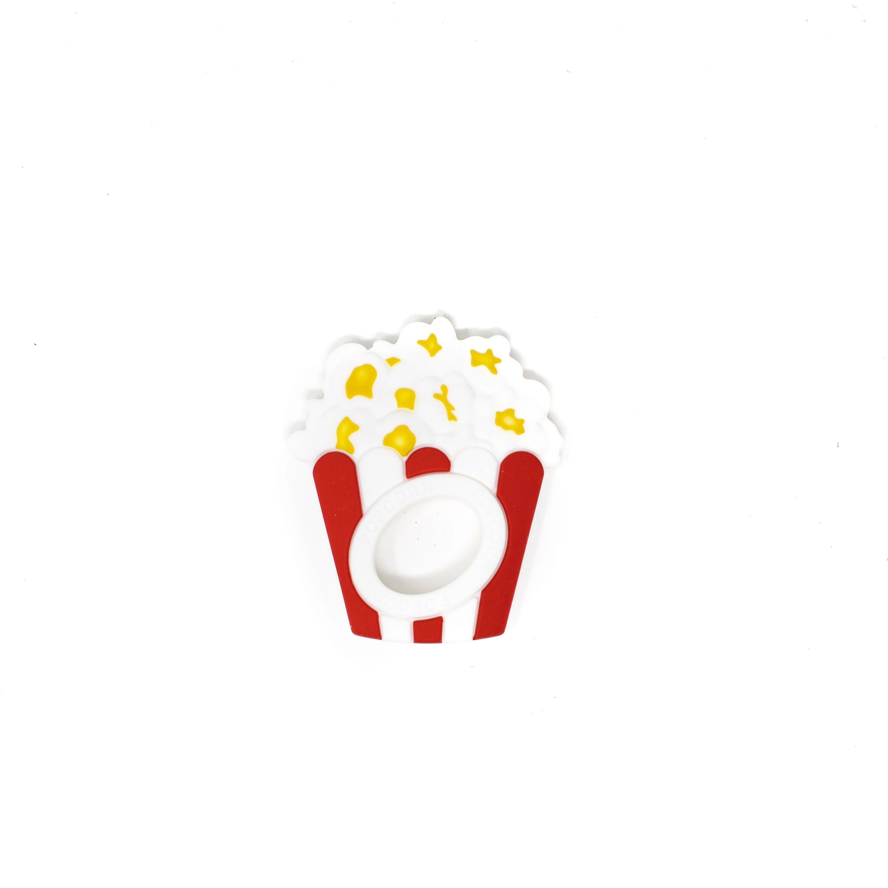 Three Hearts Popcorn Silicone Teether- BPA Free - Image 2