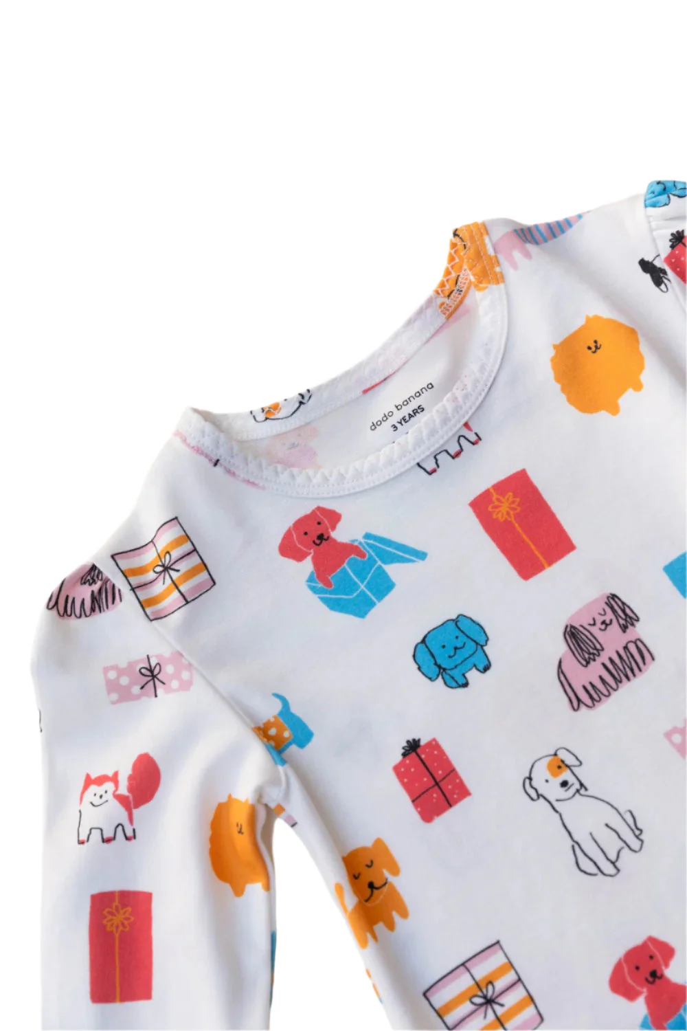 Dodo Banana Puppy Party Organic Pima Cotton Dodo Dress - Image 3