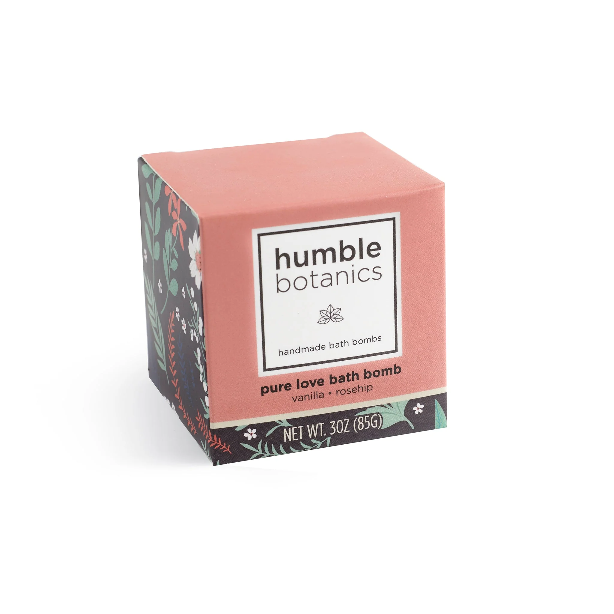Humble Organics Pure Love Bath Bomb – Vanilla, Rosehip & Rose Clay Bliss - Image 2