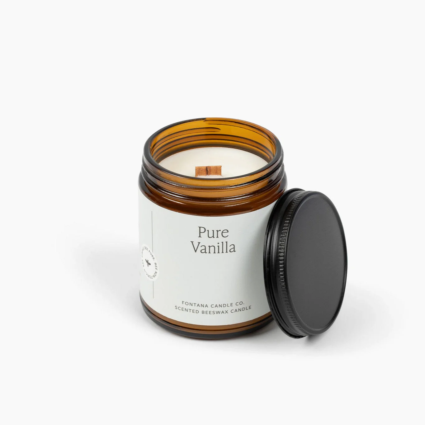 Fontana Candle Co Pure Vanilla Jar Candle - Image 5