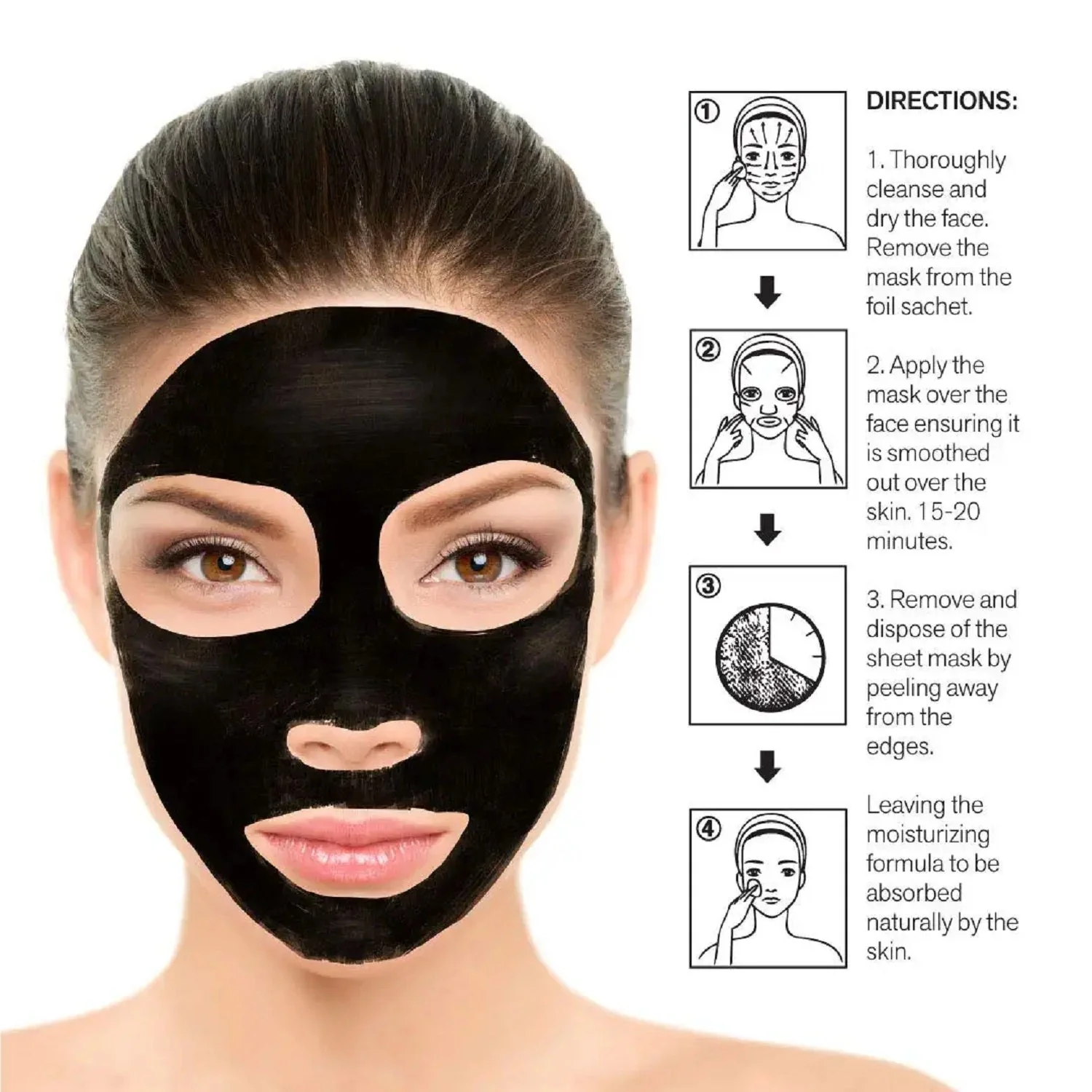 Pursonic Purifying Charcoal Sheet Mask - Image 3