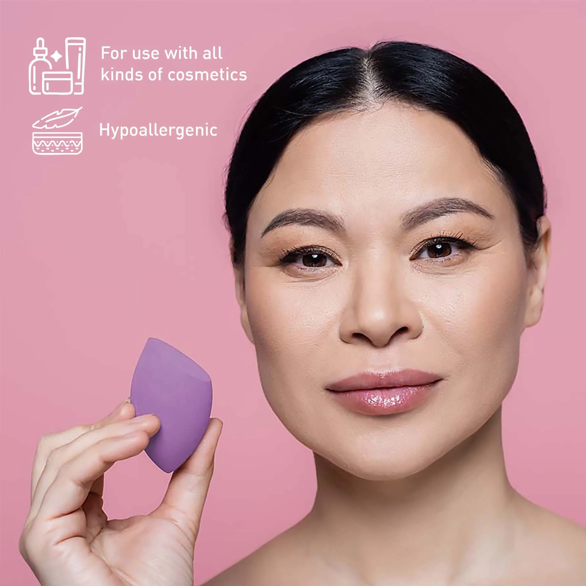 Pursonic Facial Makeup Blender Sponge with Stand - Image 2