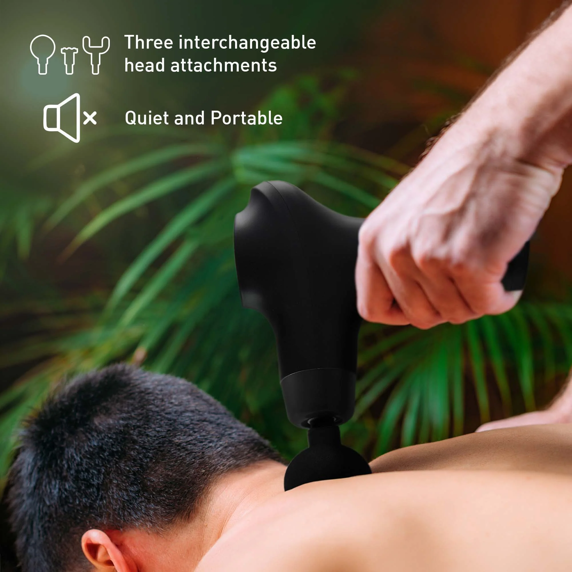 Pursonic Muscle Recovery & Relaxation Power Duo: Massage Gun & Handheld Electric Sport Massager - Image 2