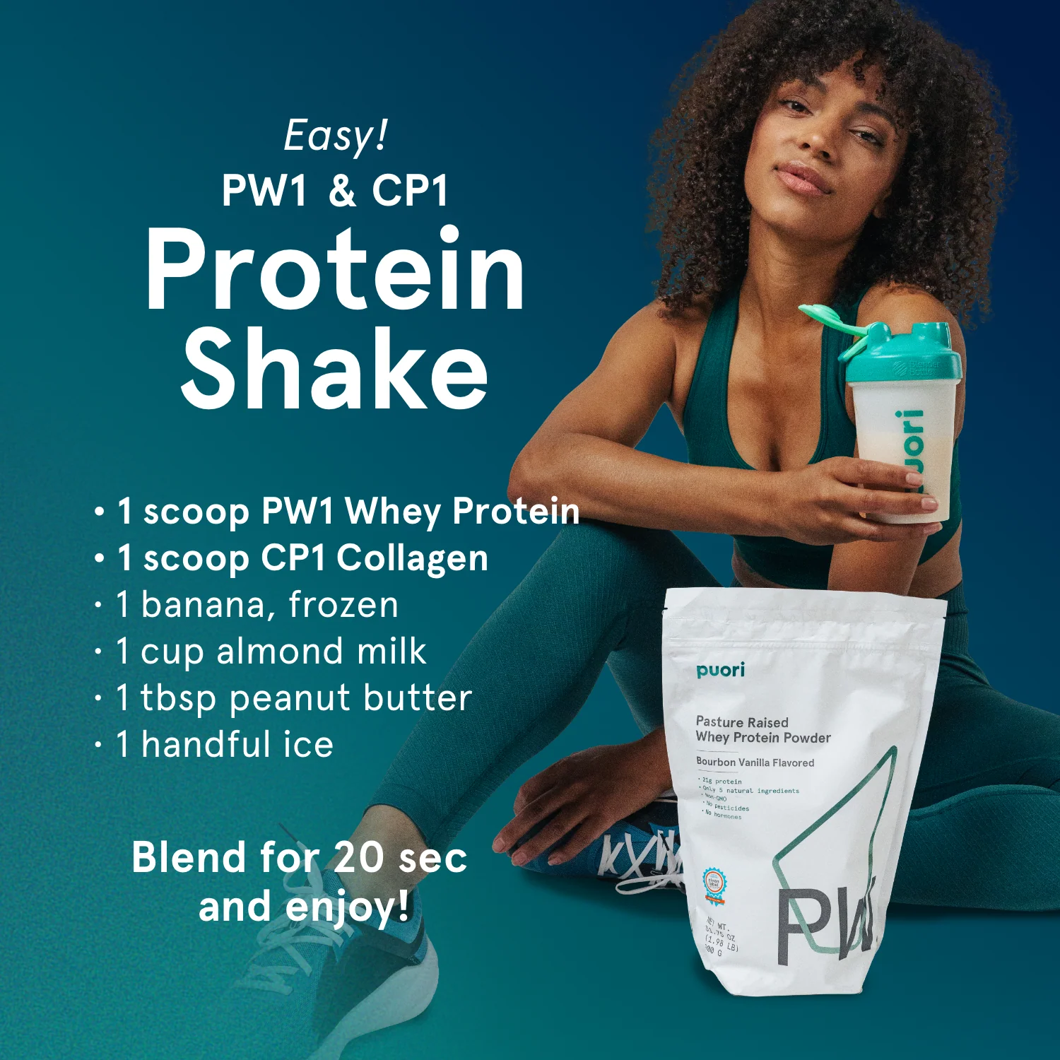 Puori PW1 - Whey Protein with Bourbon Vanilla - Image 7