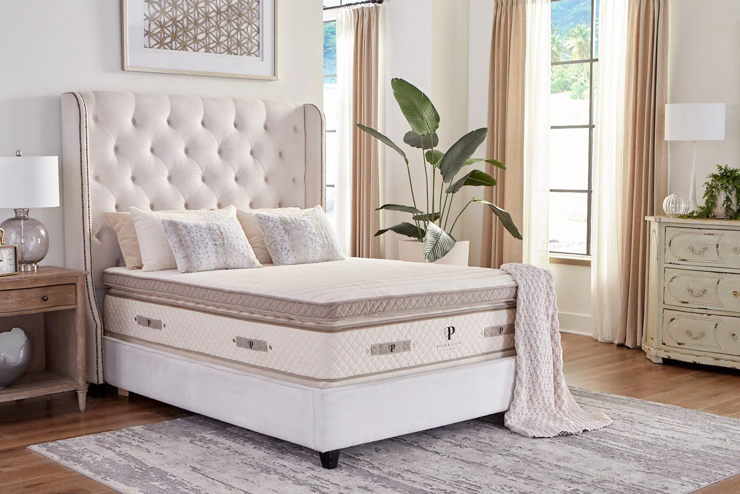 Plush Beds Quilted Organic Mattress Topper - Image 6