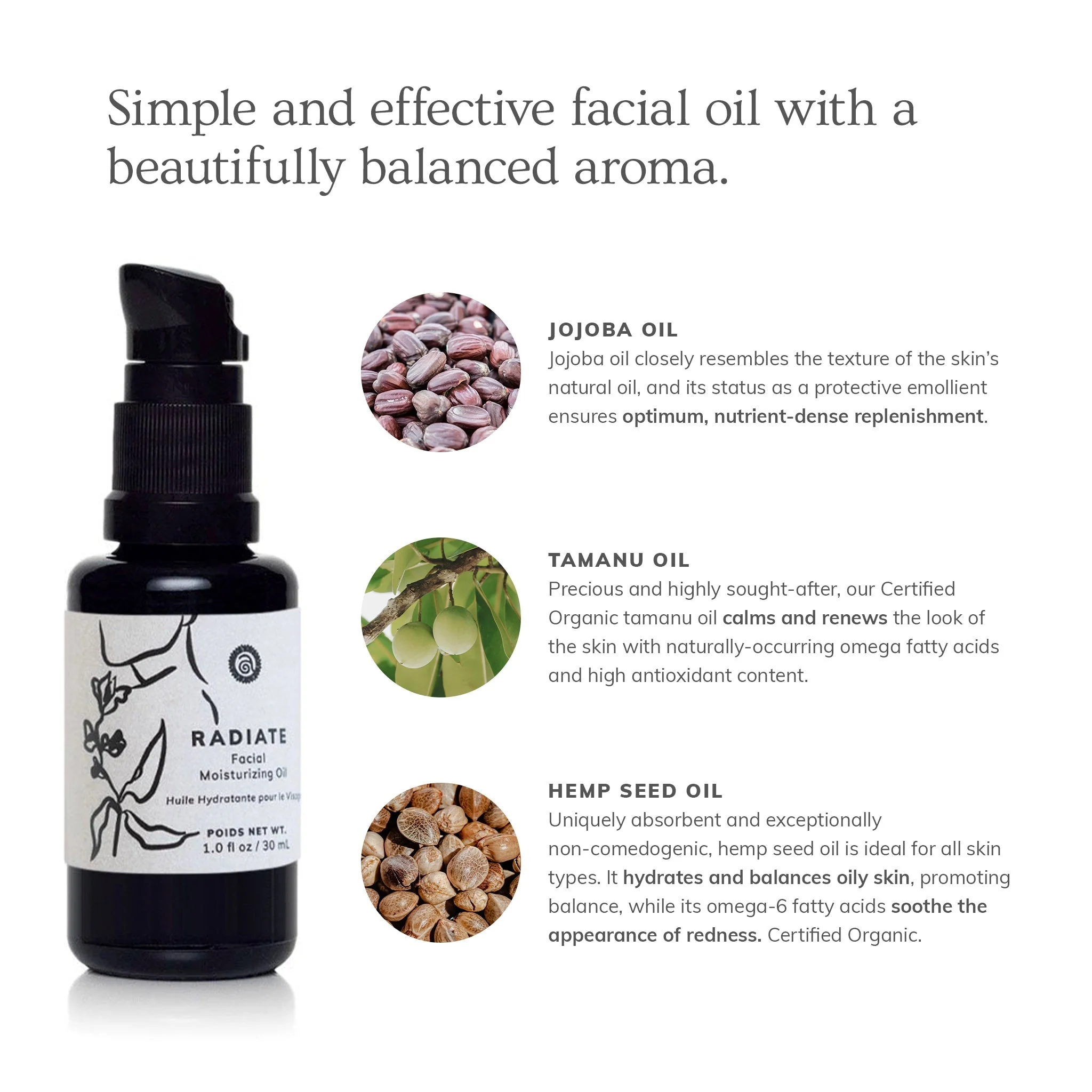 Annmarie Skin Care Radiate - Facial Moisturizing Oil (30 ml) - Image 2