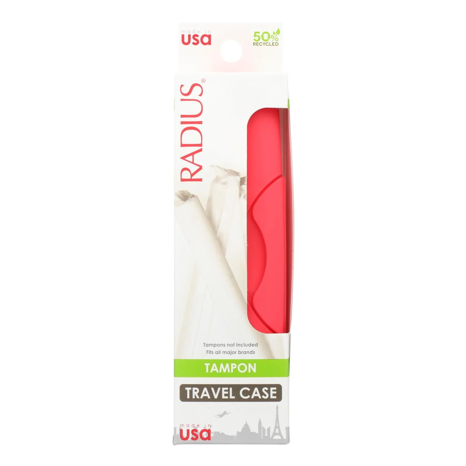 Radius Full-Size Tampon Case, Pack of 6