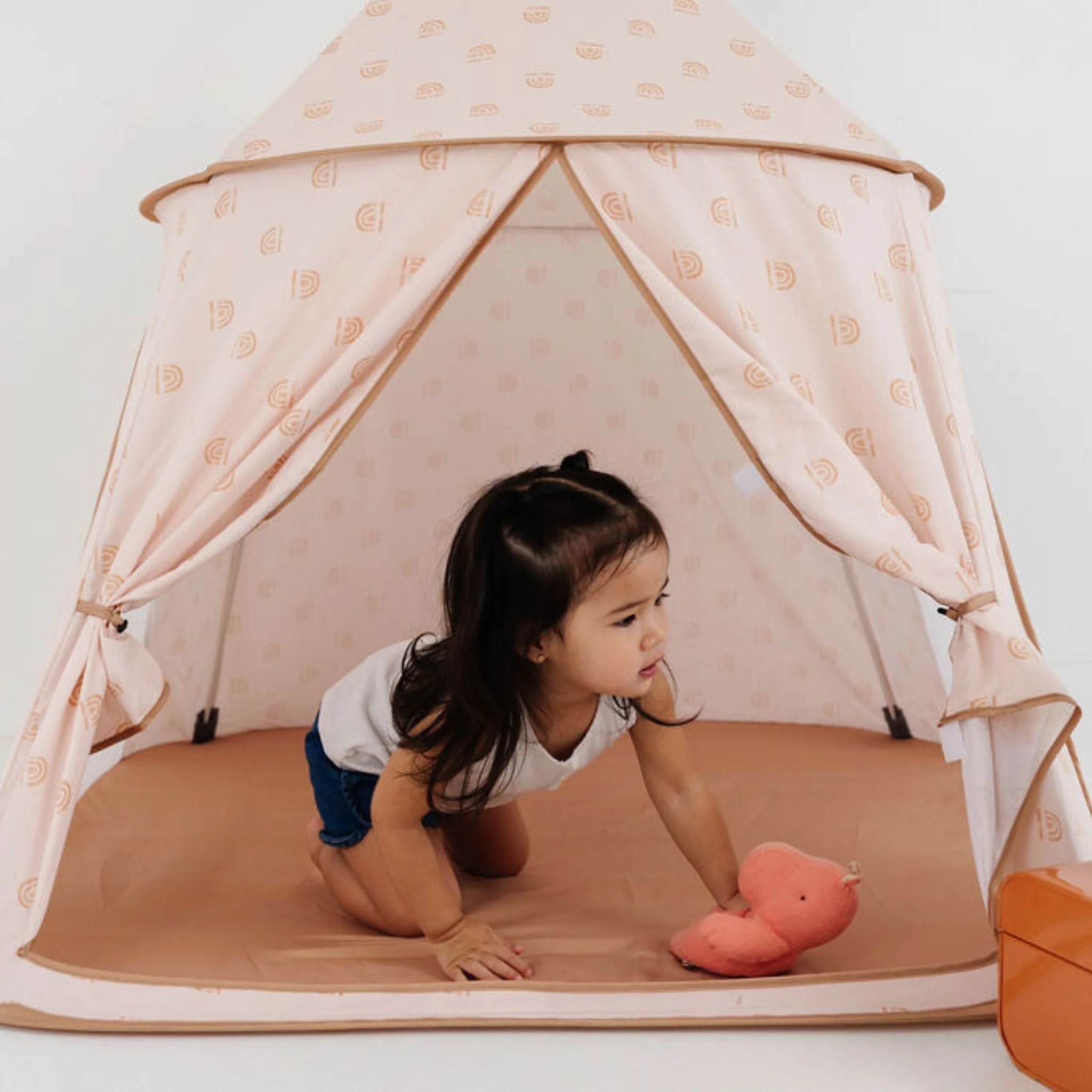 Toki Mats Rainbow Peach Play Tent - Image 3