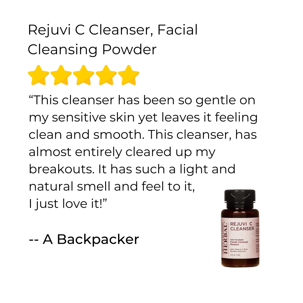 Ora's Amazing Herbal Rejuvi C Cleanser, Facial Cleansing Powder - Image 3
