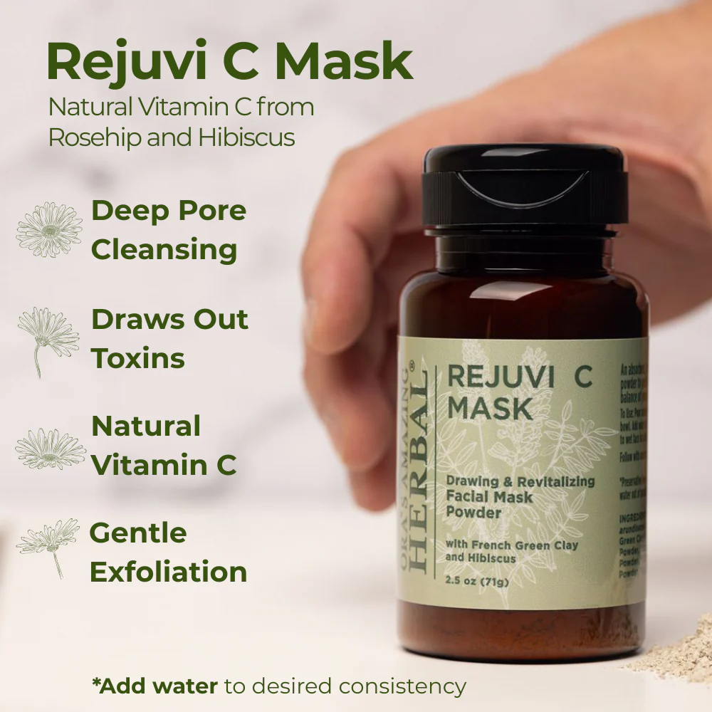 Ora's Amazing Herbal Rejuvi C Mask - Antioxidant Face Mask Powder - Image 2