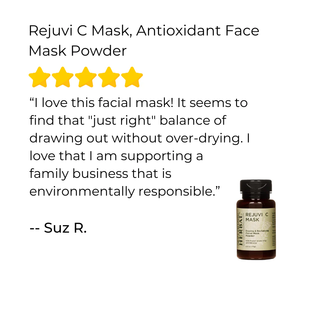 Ora's Amazing Herbal Rejuvi C Mask - Antioxidant Face Mask Powder - Image 3