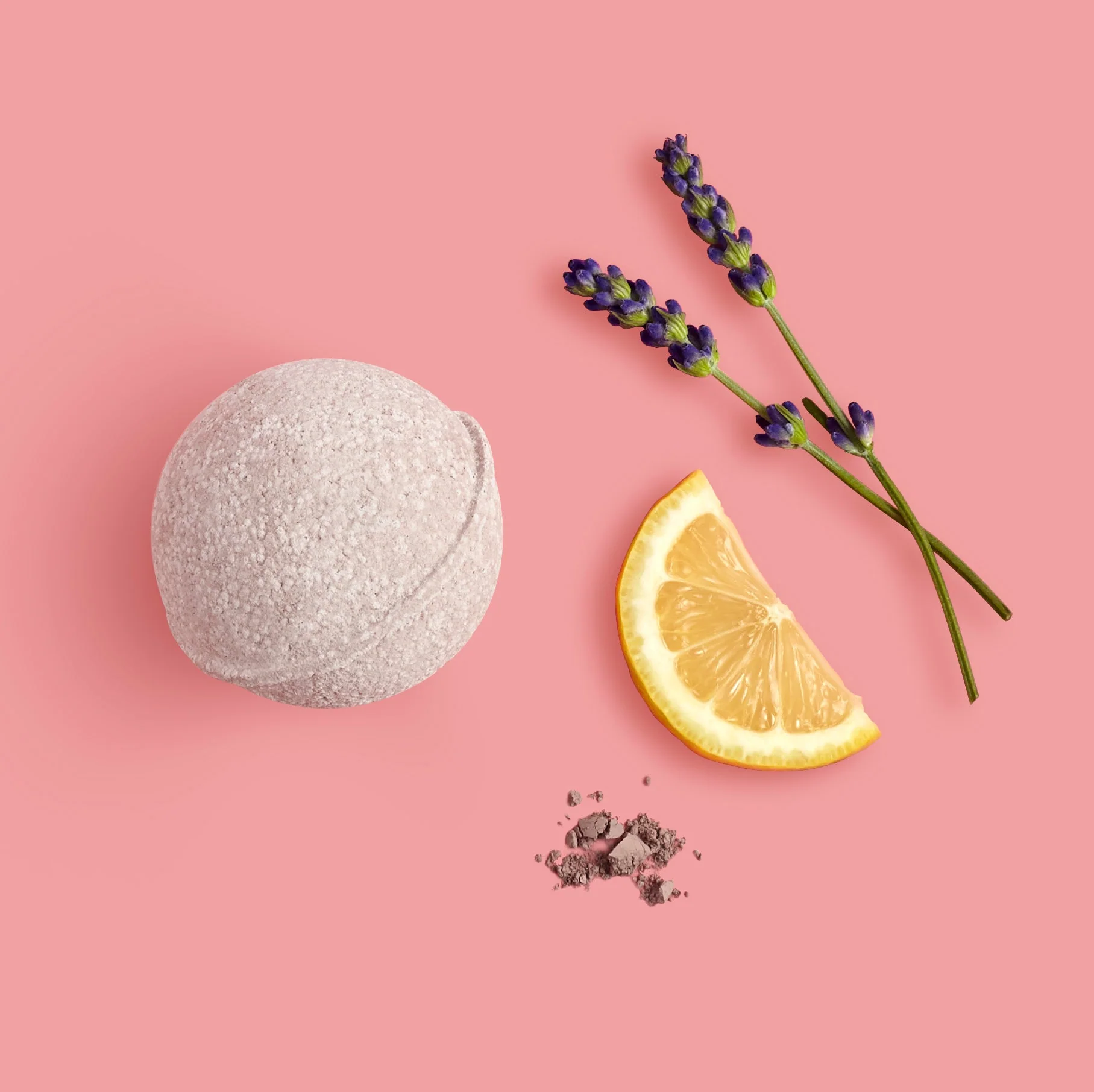 Humble Organics Relaxing Peace Bath Bomb – Lavender, Lemon & Clay (3oz) - Image 3