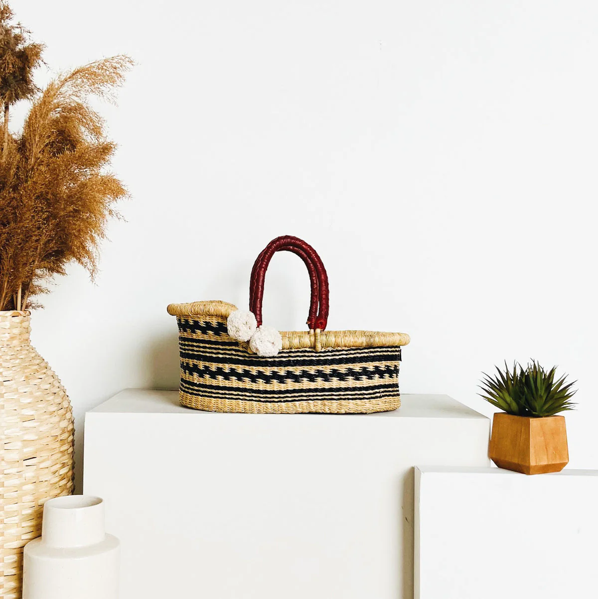 Plum+Sparrow Remy Mini Moses Basket