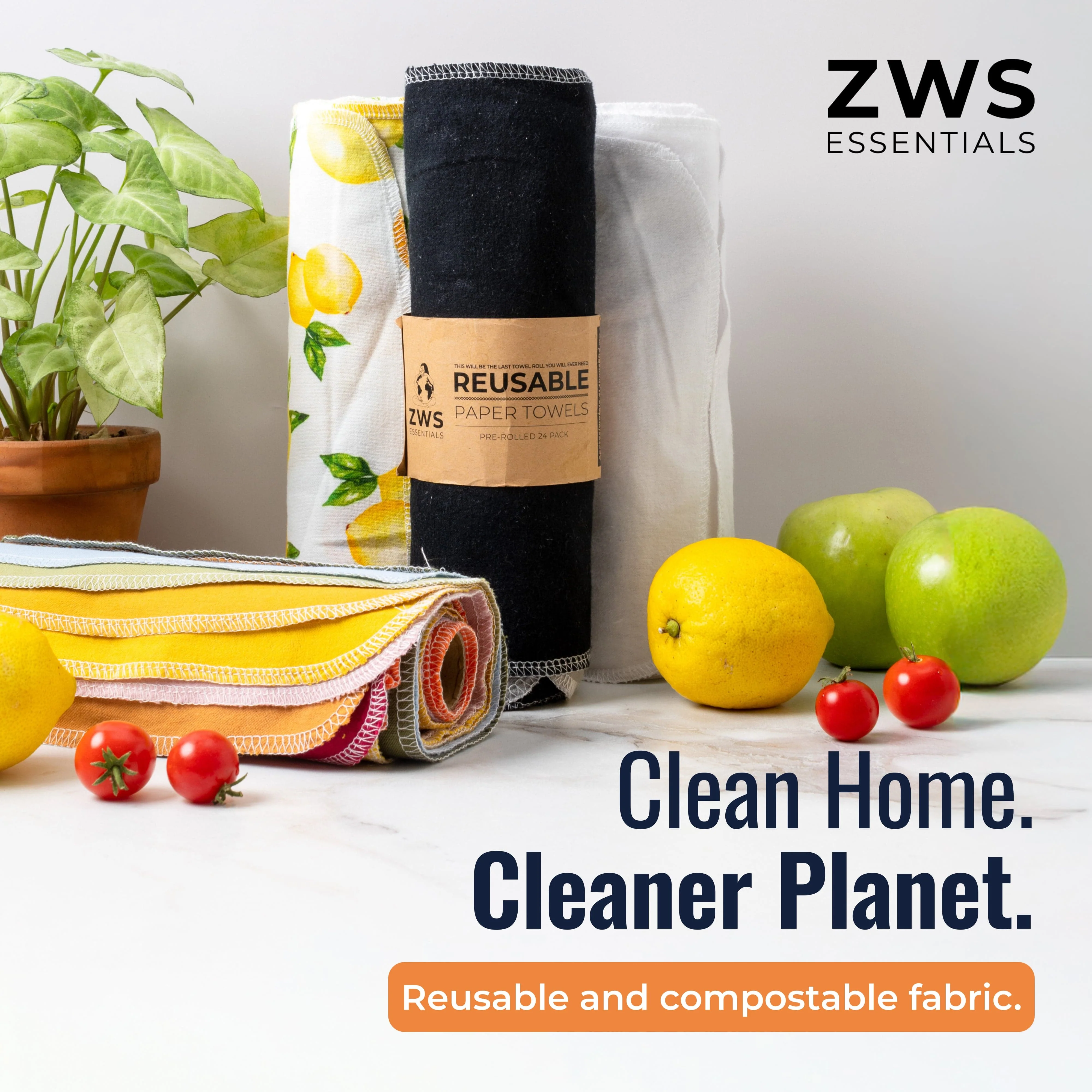 Zero Waste Store Reusable Paper Towels - Image 11