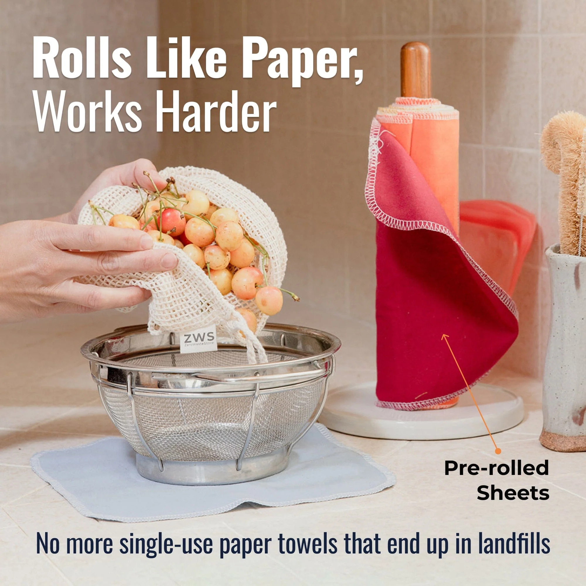 Zero Waste Store Reusable Paper Towels - Image 16