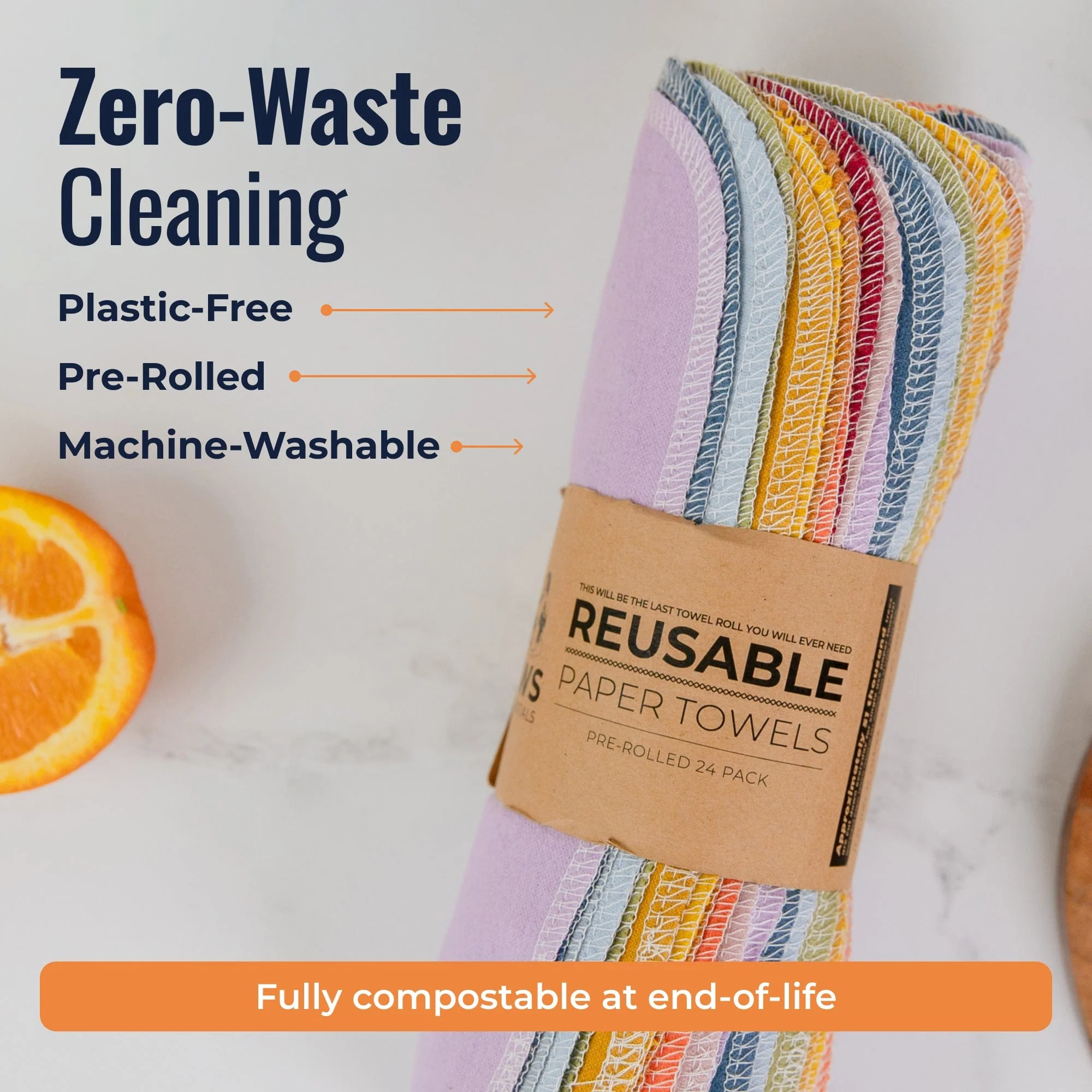 Zero Waste Store Reusable Paper Towels - Image 18