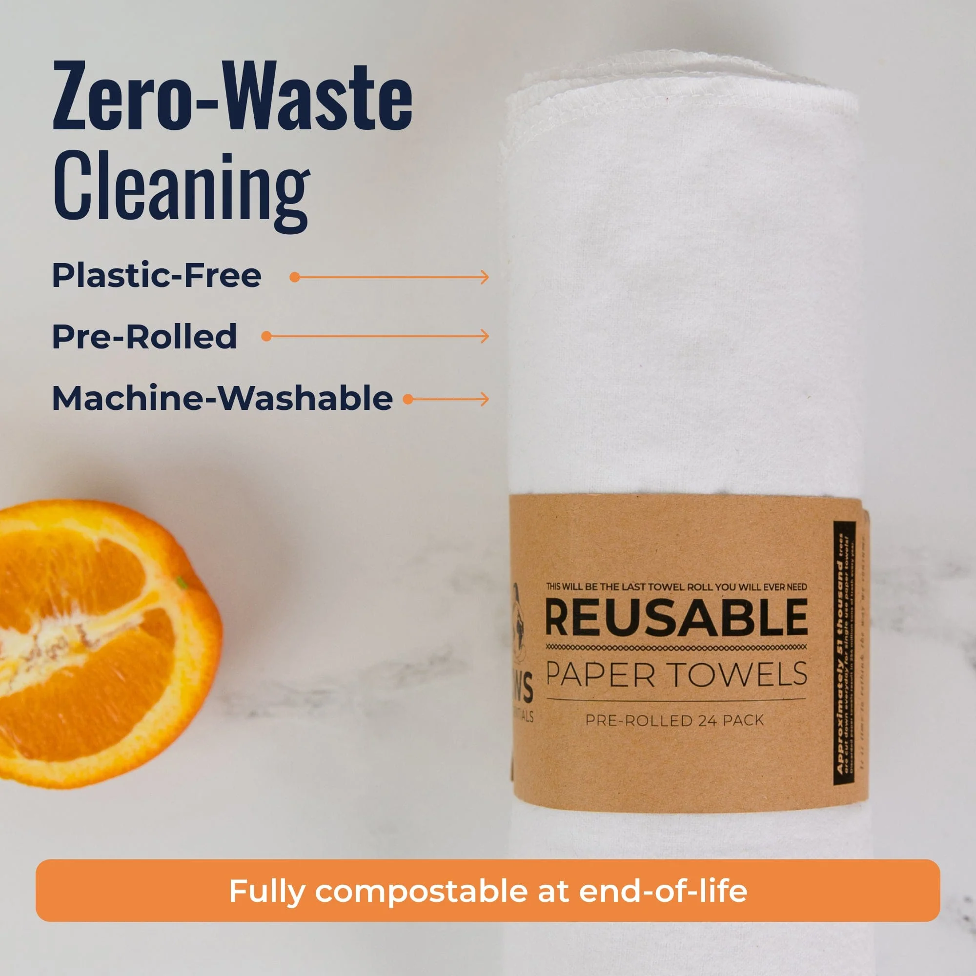 Zero Waste Store Reusable Paper Towels - Image 27