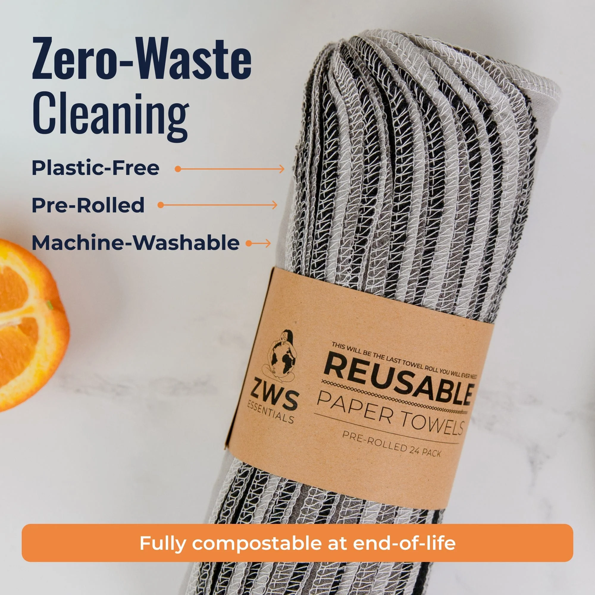 Zero Waste Store Reusable Paper Towels - Image 36