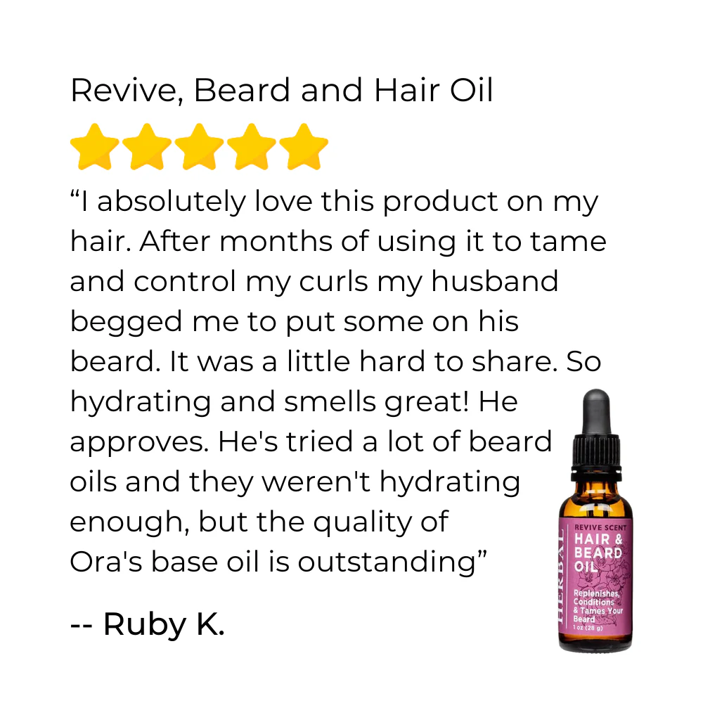 Ora's Amazing Herbal Revive, Beard and Hair Oil - Image 3
