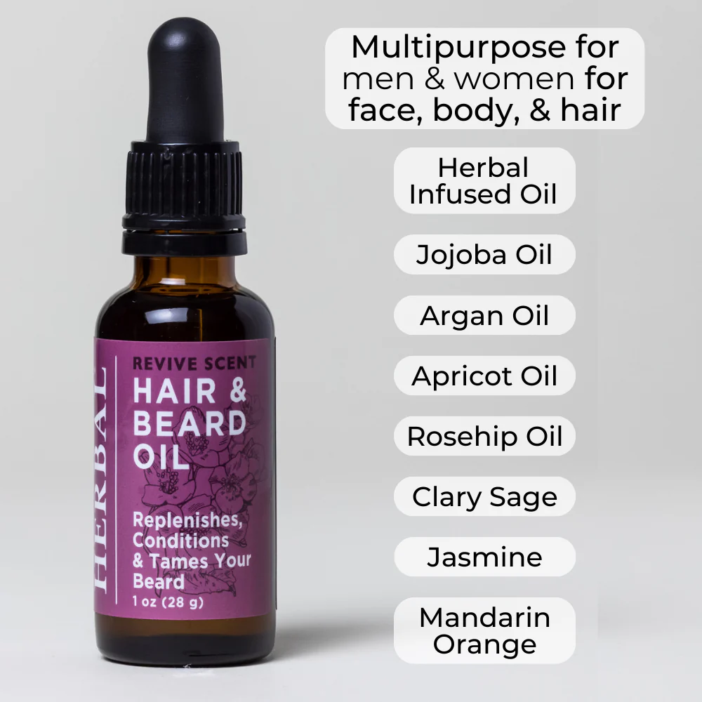 Ora's Amazing Herbal Revive, Beard and Hair Oil - Image 5