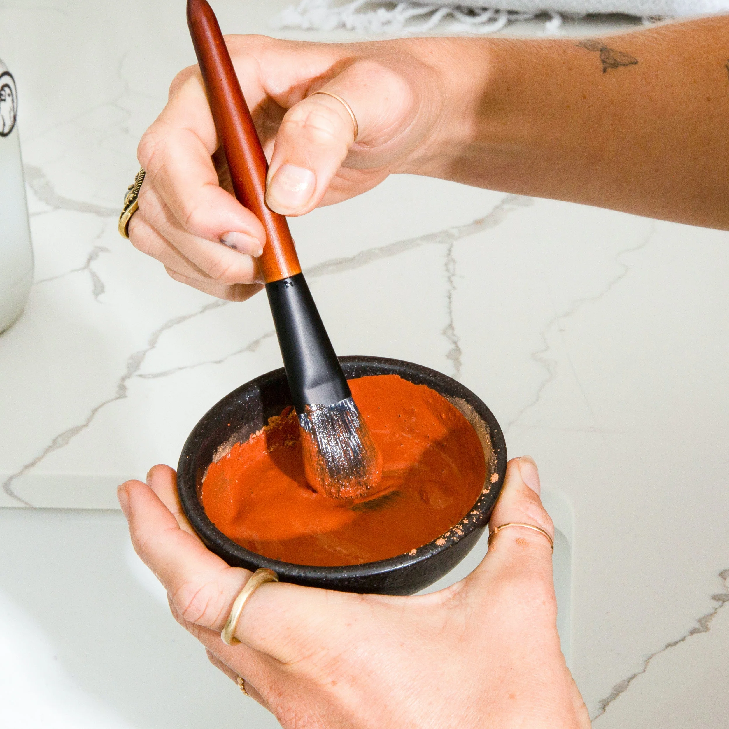 Canary Rhassoul Clay + Rose Face Mask - Image 3
