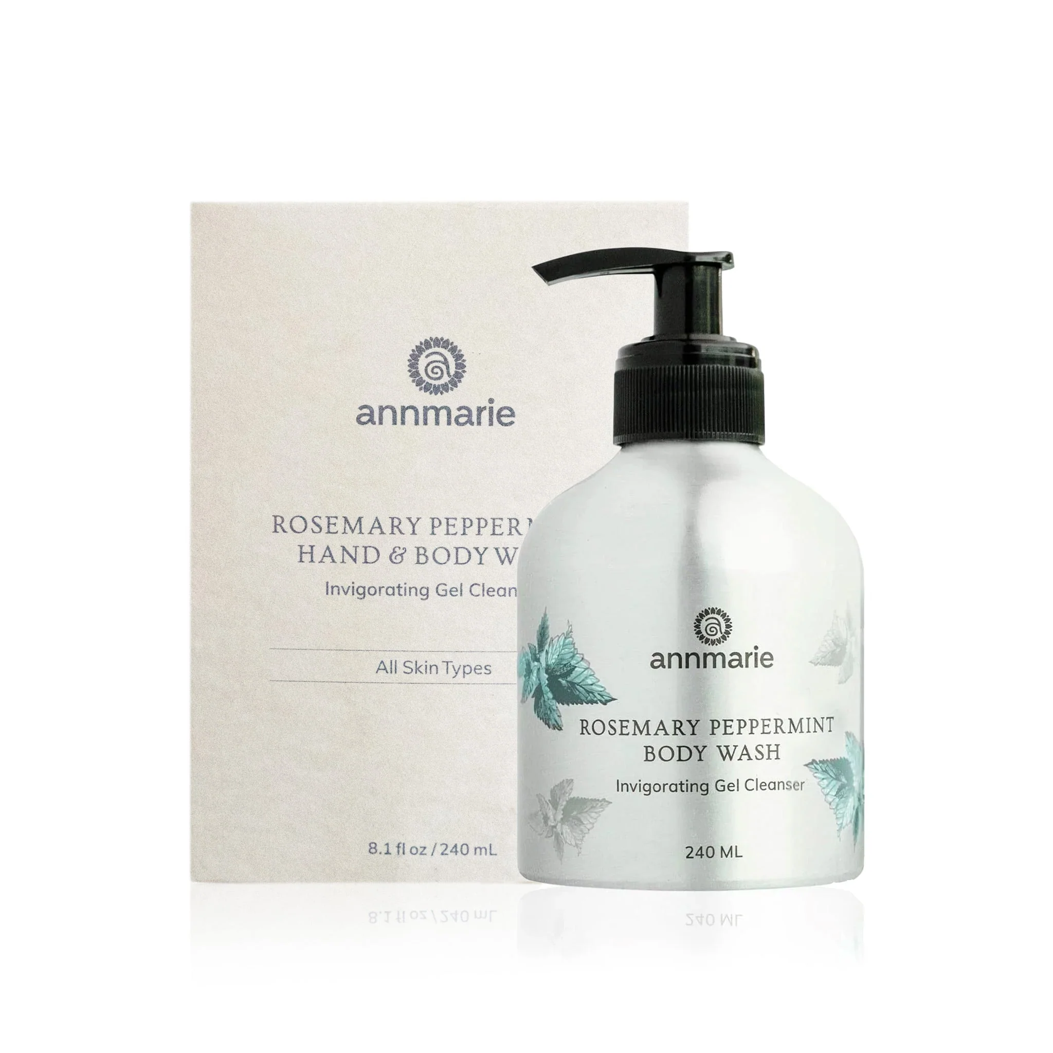 Annmarie Skin Care Rosemary Peppermint Hand & Body Wash (240ml) - Image 4