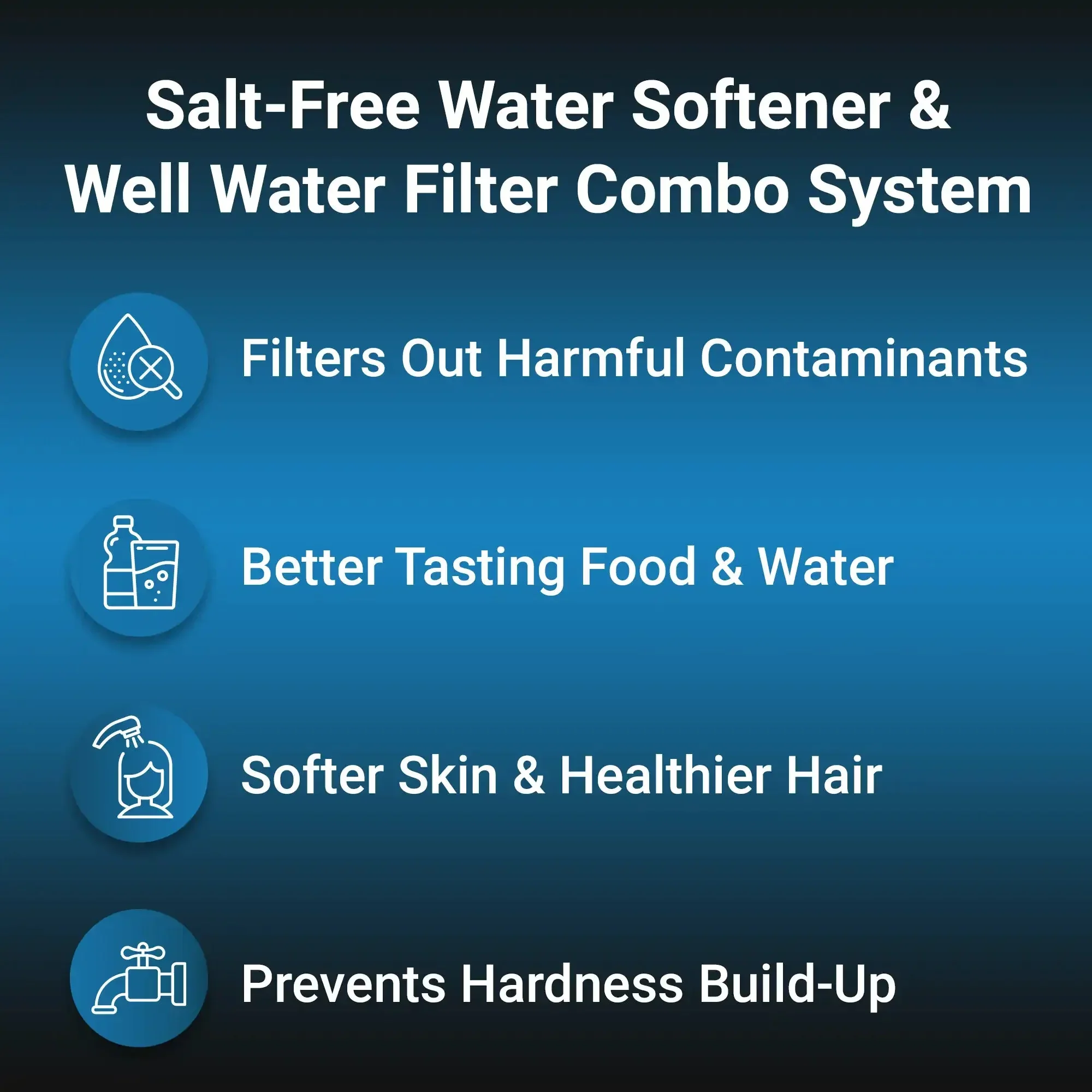 Salt-Free Water Conditioner and Well Water Filter Combo - Image 3