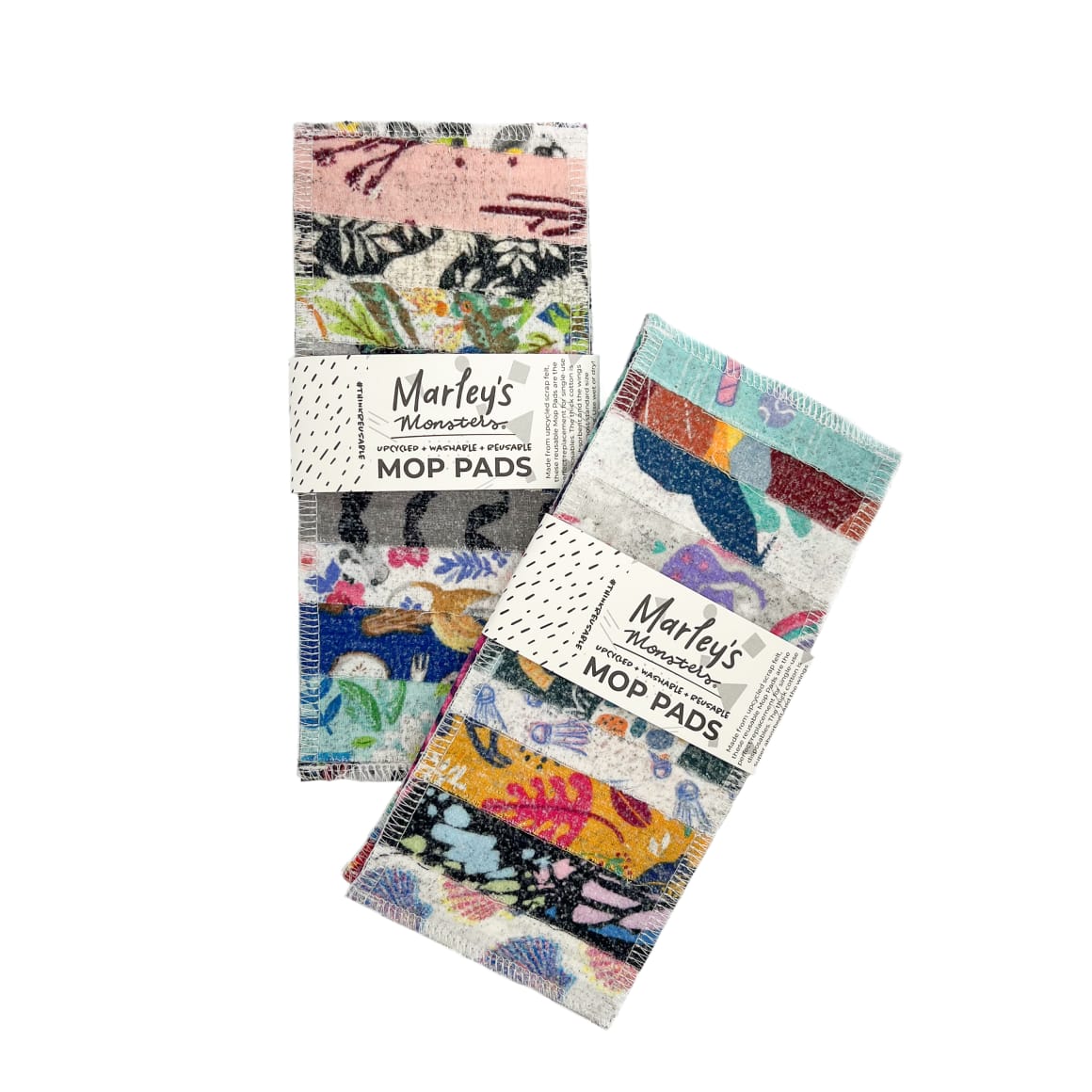 Marley's Monsters Scrap Felt Mop Pads: Set of 2 - Image 4