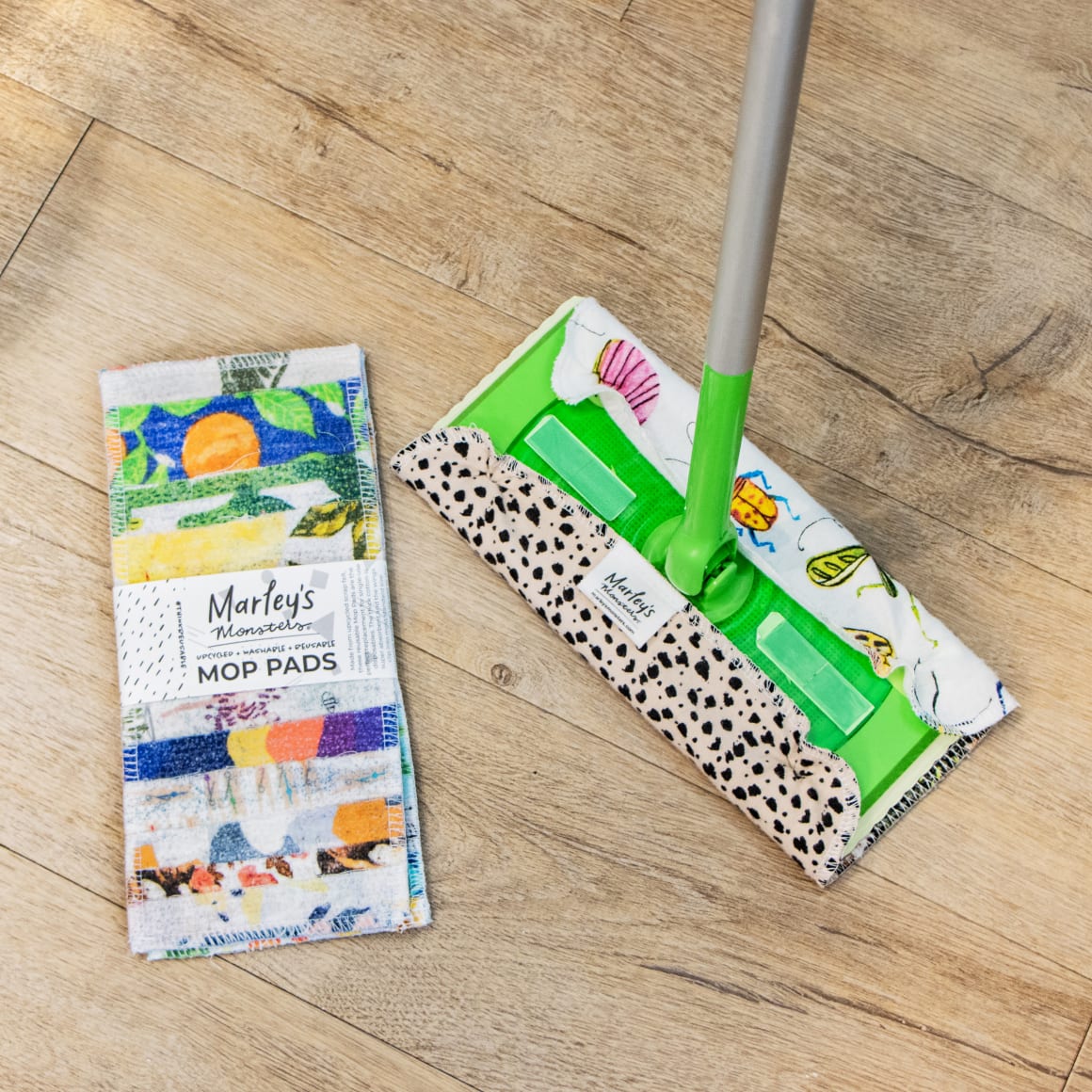 Marley's Monsters Scrap Felt Mop Pads: Set of 2 - Image 8