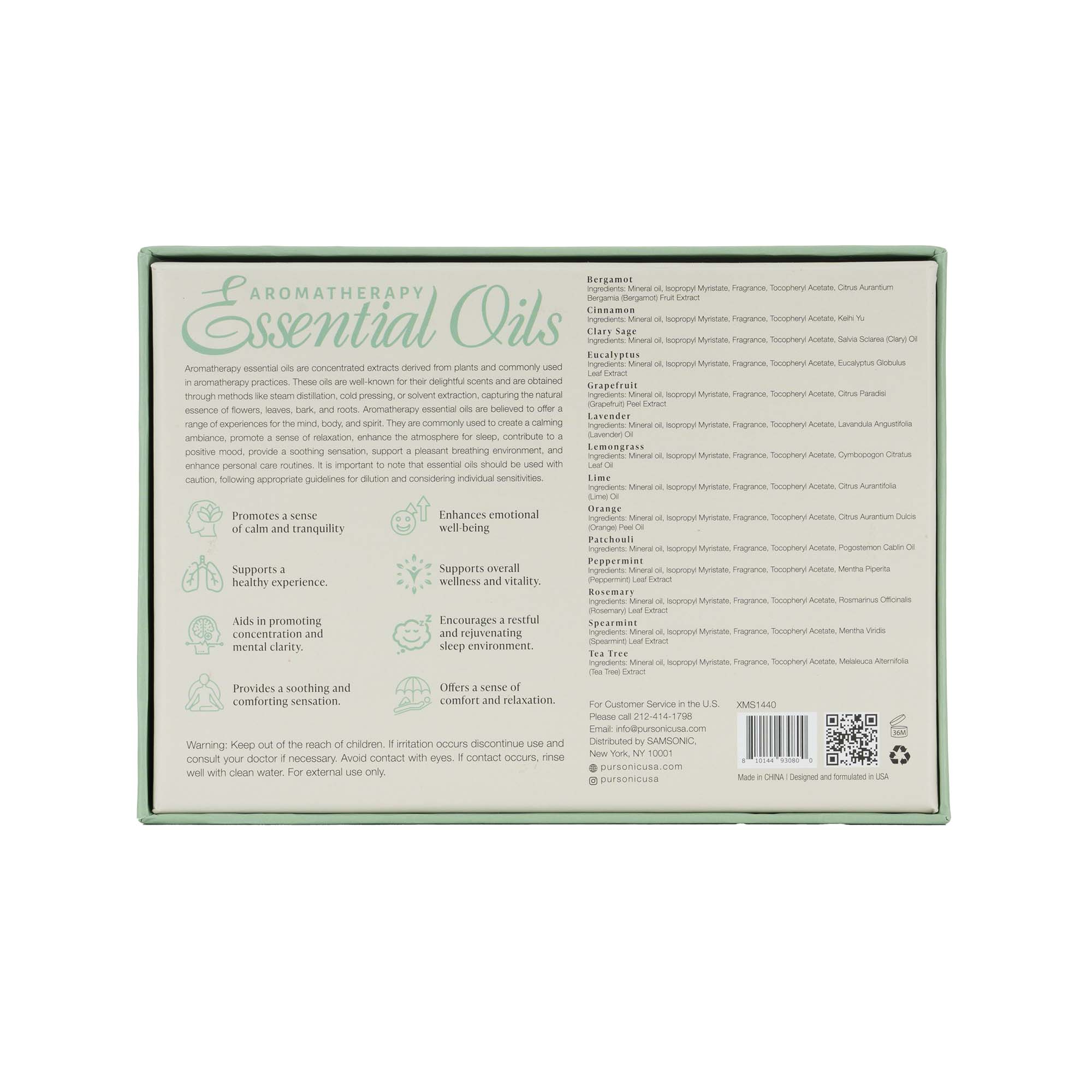 Pursonic Seasonal Scents Christmas Essential Oils Collection - Image 5