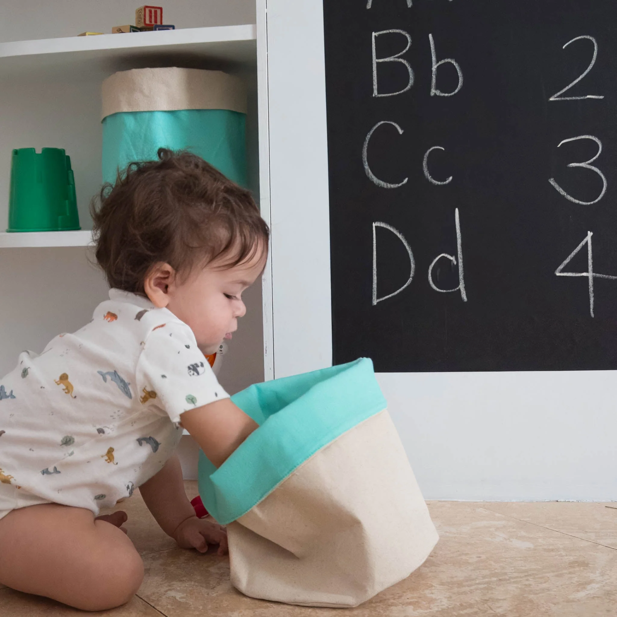 See Play Learn Organic Cotton Storage Basket - Image 3