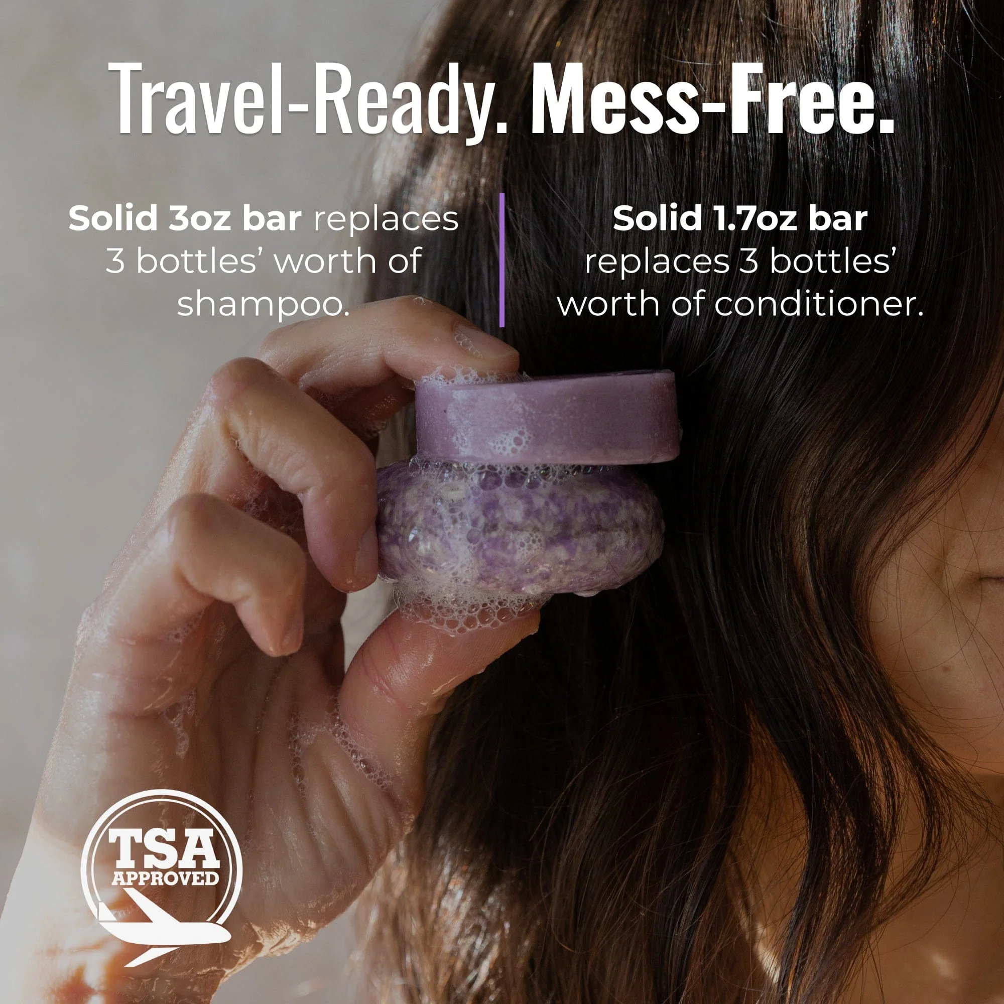 Zero Waste Store Shampoo & Conditioner Bar Duo - Image 25
