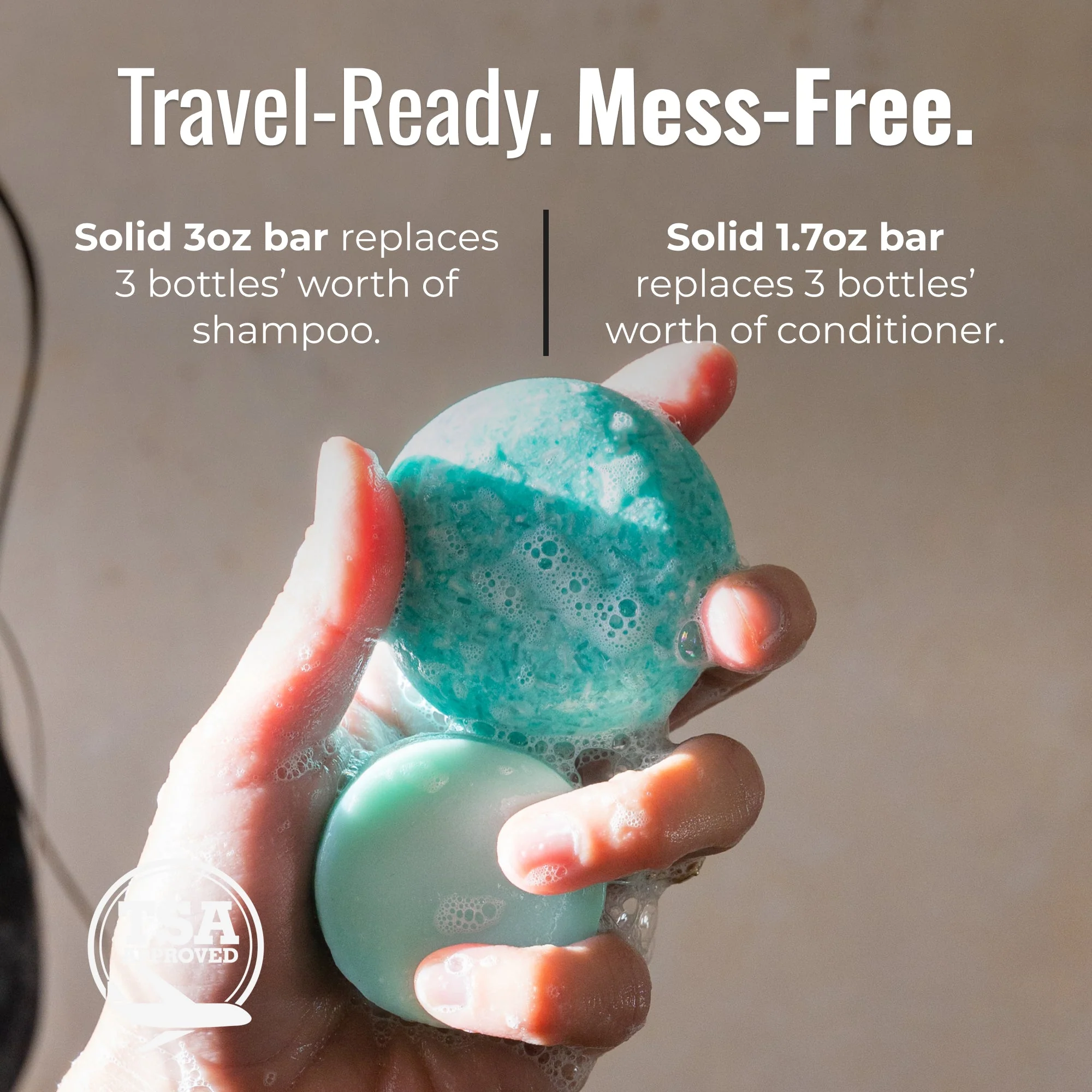 Zero Waste Store Shampoo & Conditioner Bar Duo - Image 31