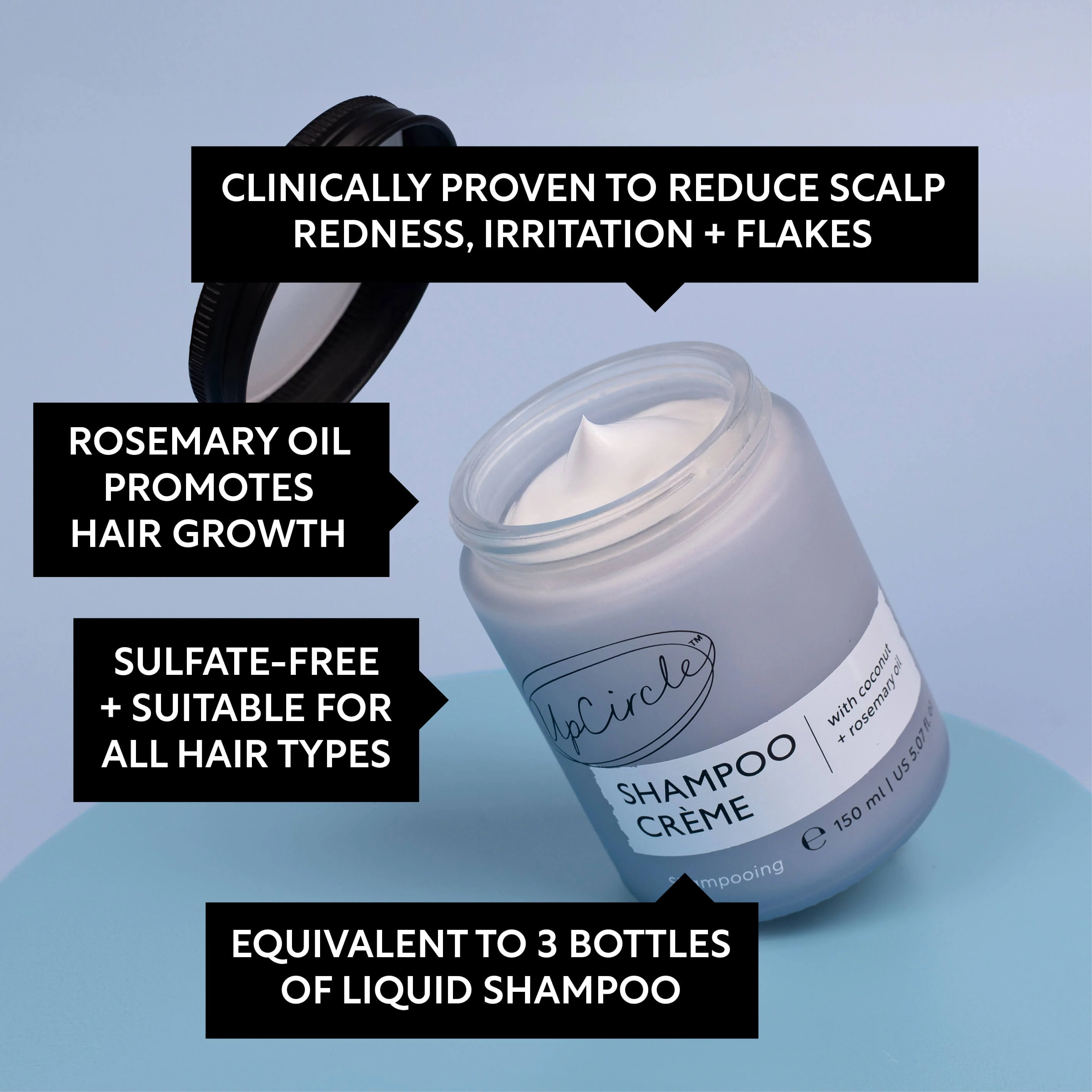 UpCircle Shampoo Crème with Pink Berry Extract - Jumbo - Image 6