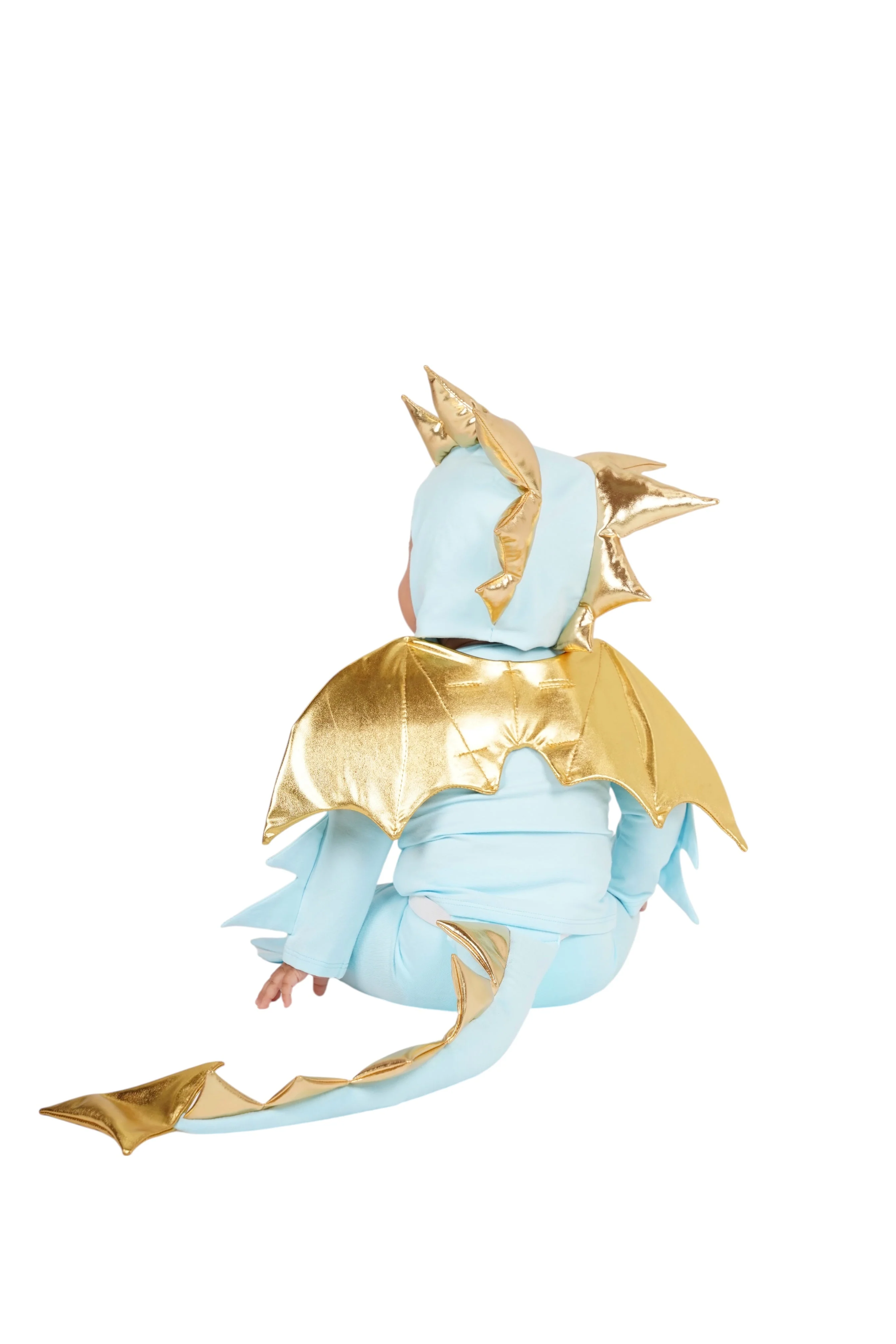 Band of the Wild Sky Blue Dragon Costume - Image 3