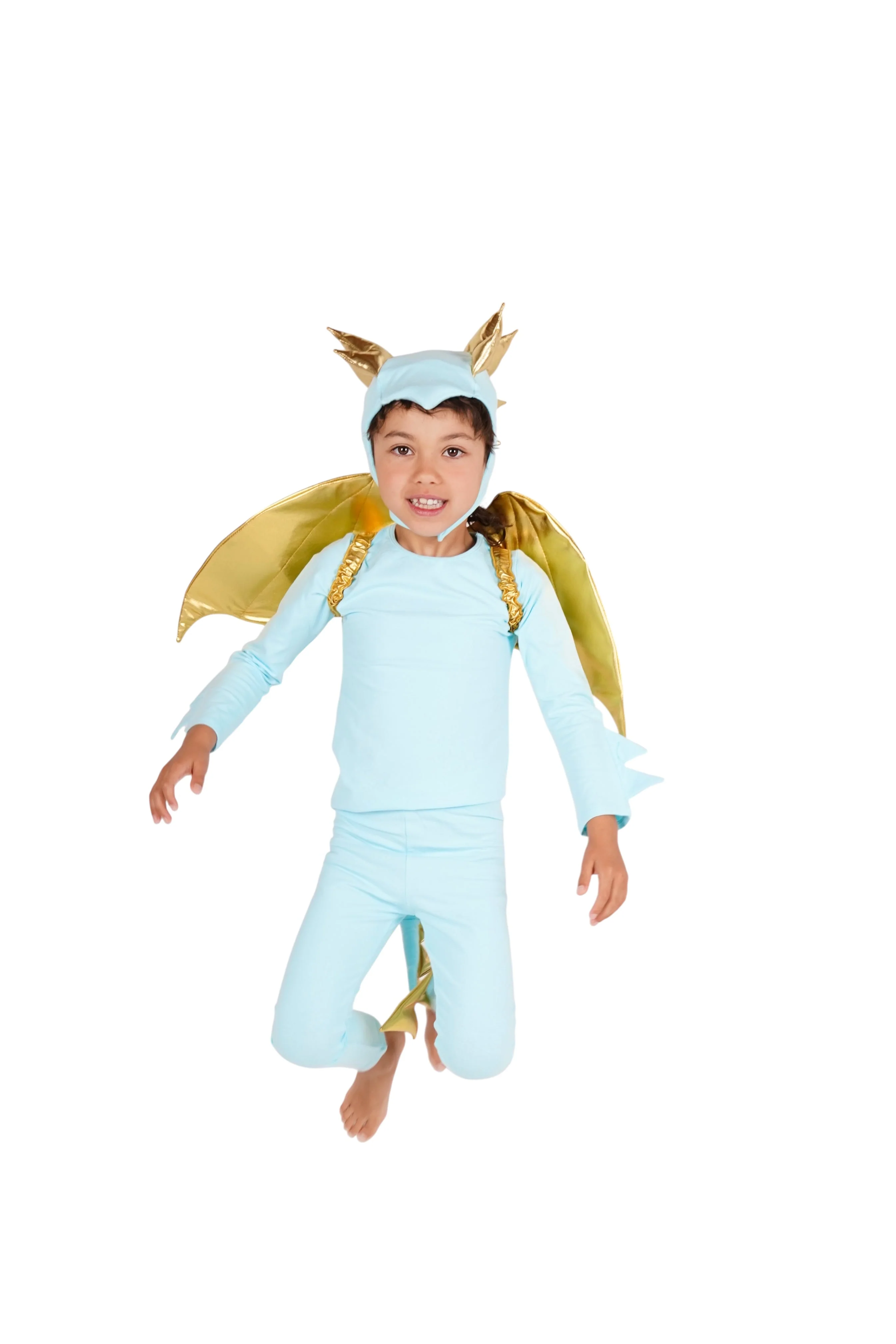 Band of the Wild Sky Blue Dragon Costume - Image 4