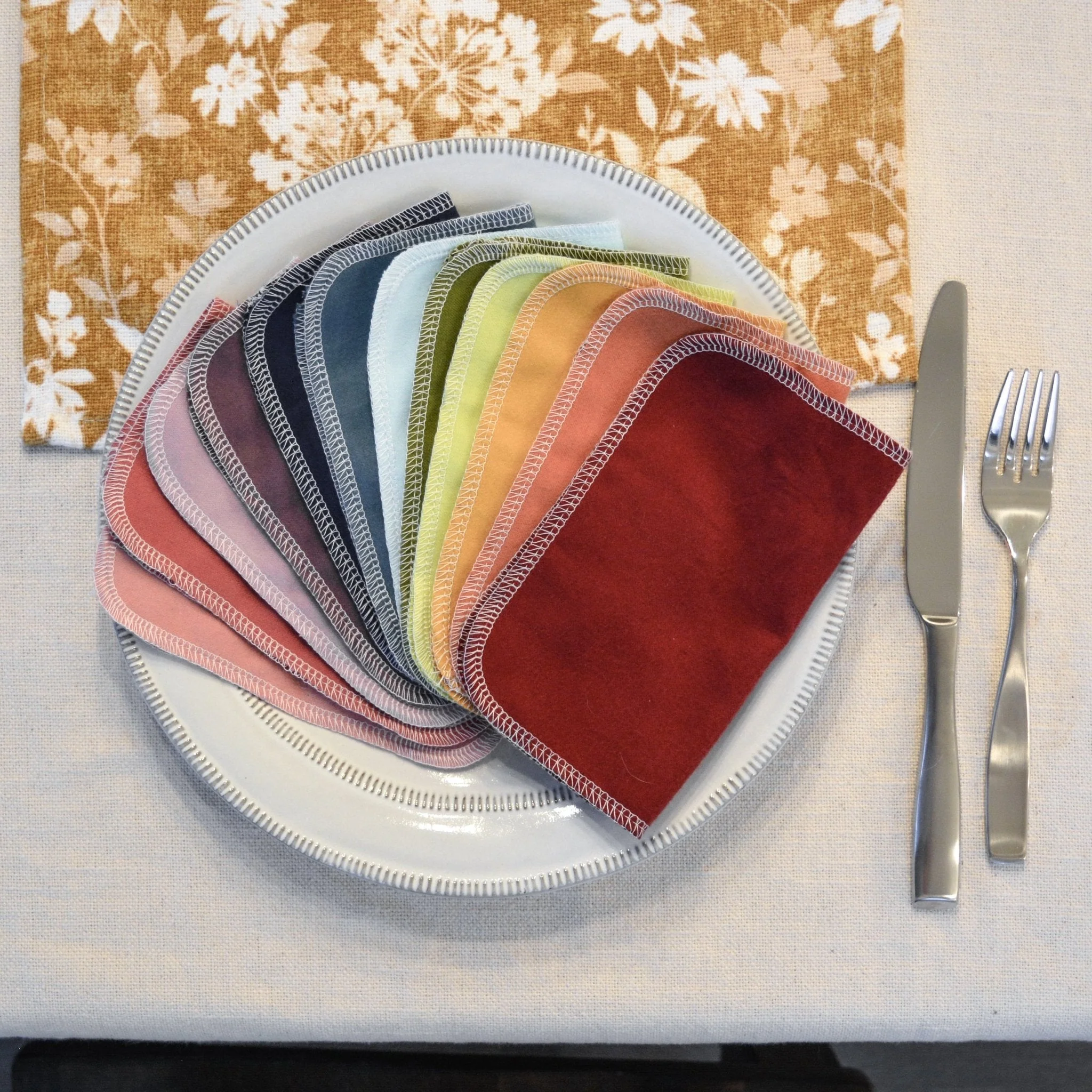 Marley's Monsters Small Cloth Napkins: Color Mixes - Image 12