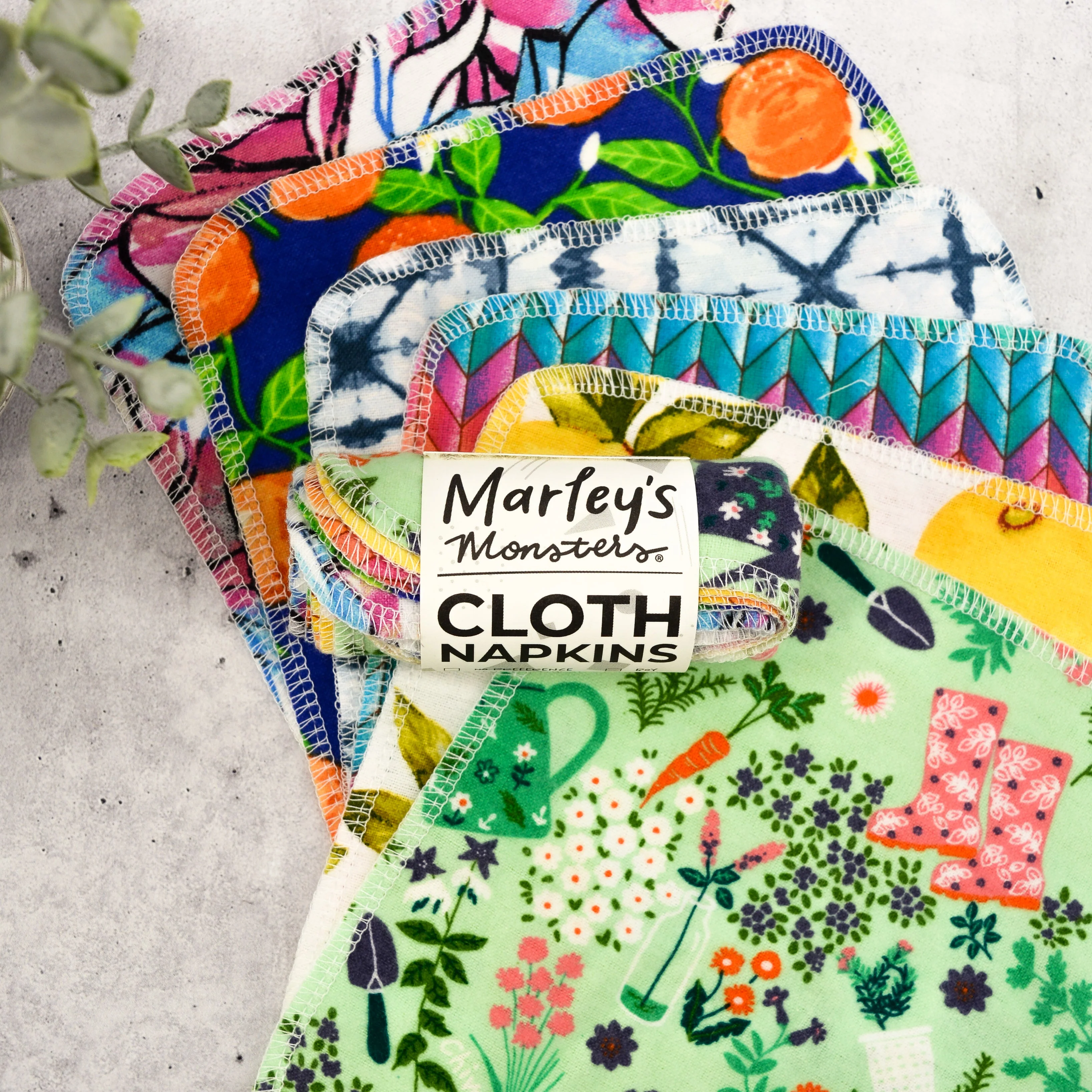 Marley's Monsters Small Cloth Napkins: Specialty Prints 6-Pack - Image 8
