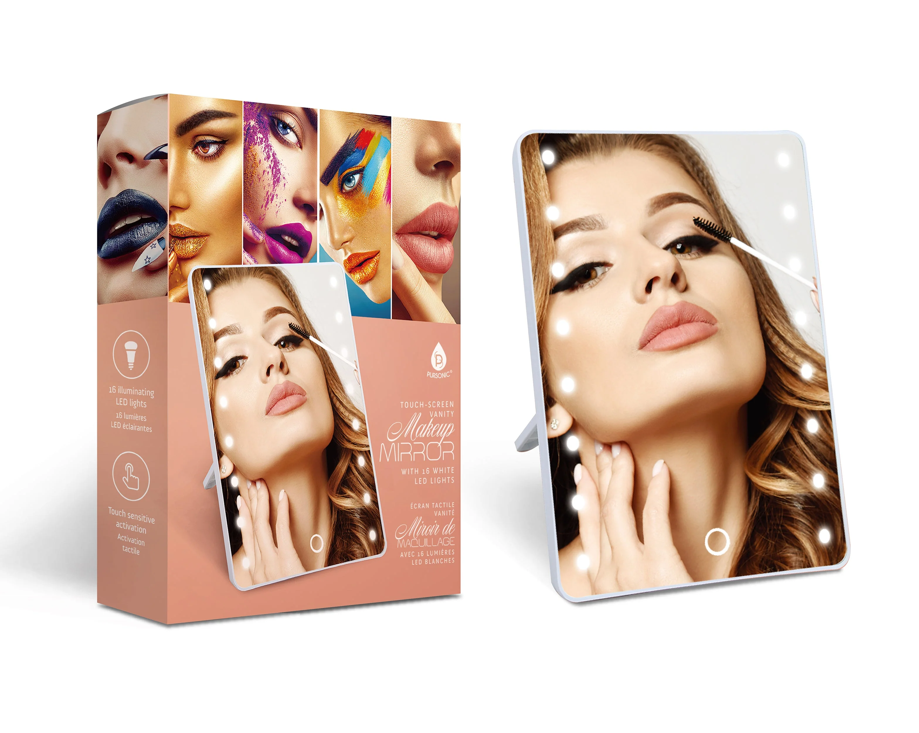 Pursonic Smart Mirror Touchscreen Makeup Vanity