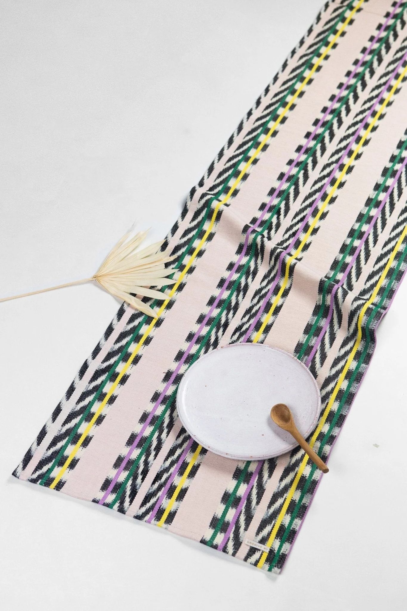 Archive New York Solana Ikat Table Runner - Image 3
