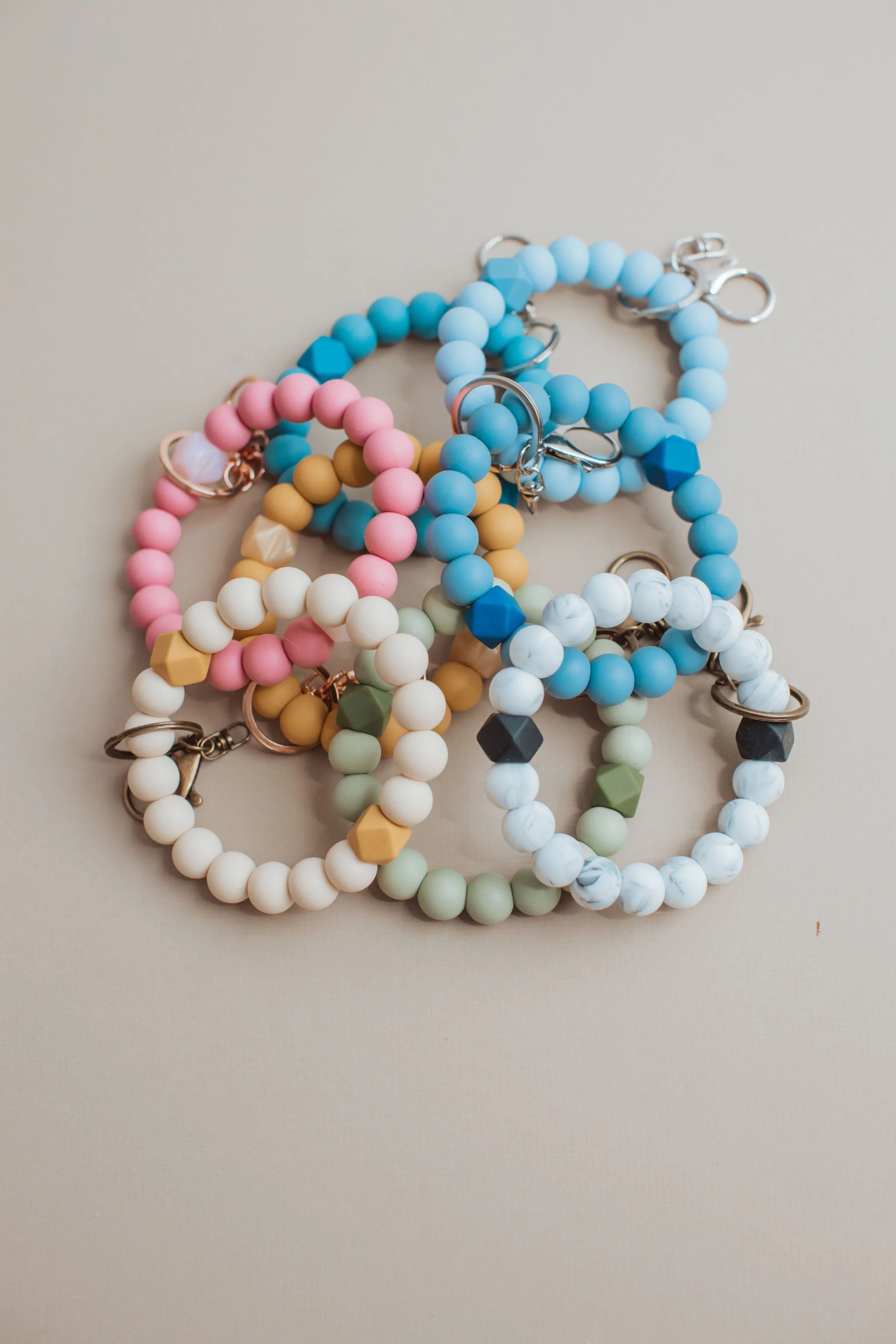 Three Hearts Sophia Key Bangle Bracelet - Chewable Jewelry