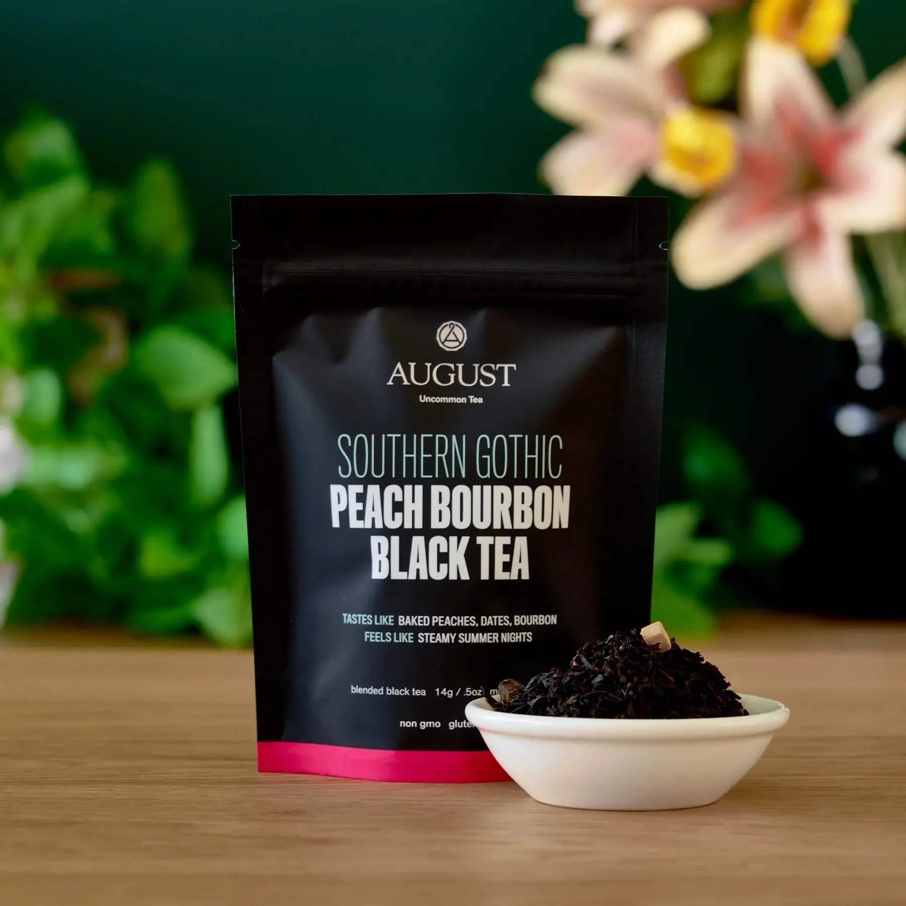 August Uncommon Tea Southern Gothic - Peach Bourbon Black Tea - Image 4